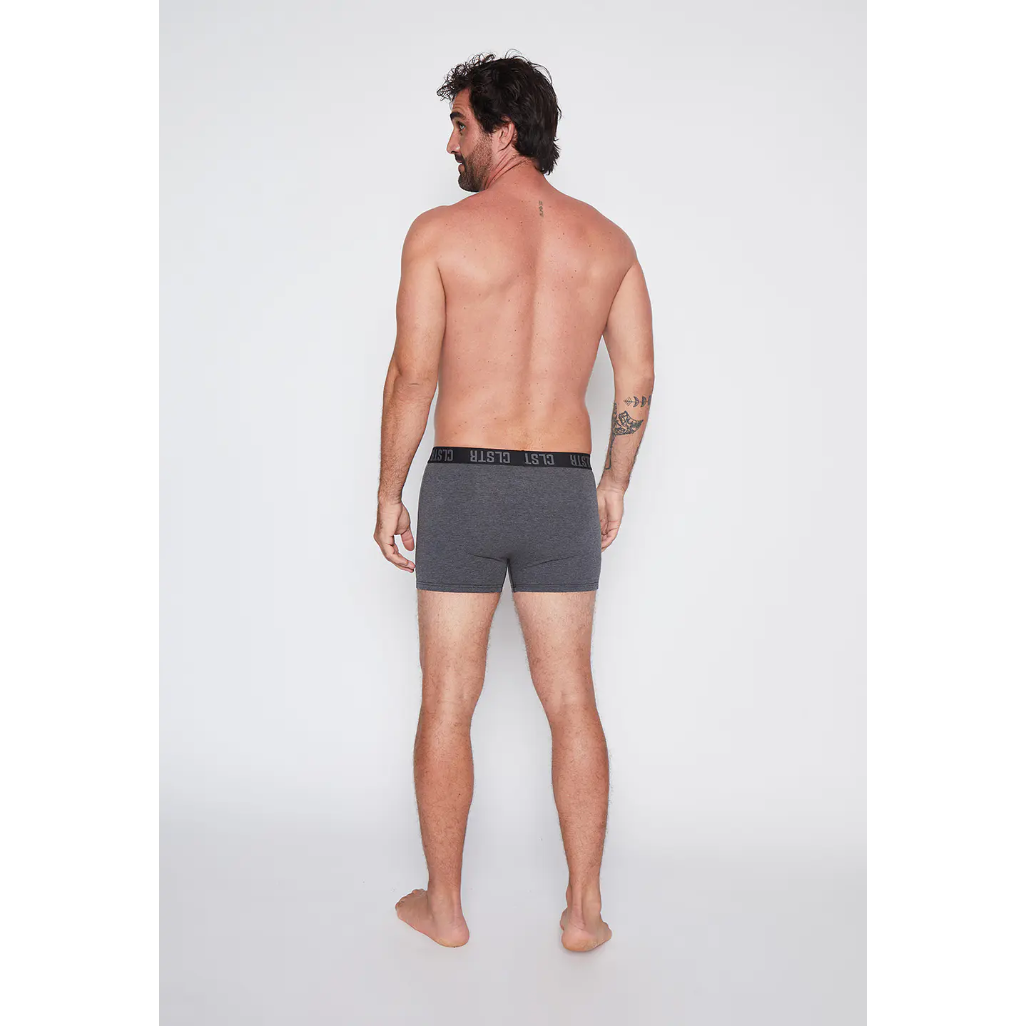 Boxer 2 Pares Hombre Negro Liso Family Shop 4
