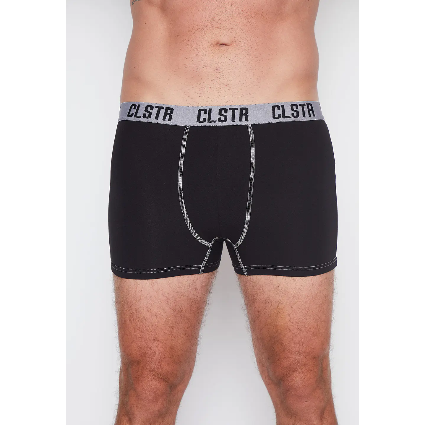 Boxer 2 Pares Hombre Negro Liso Family Shop 1