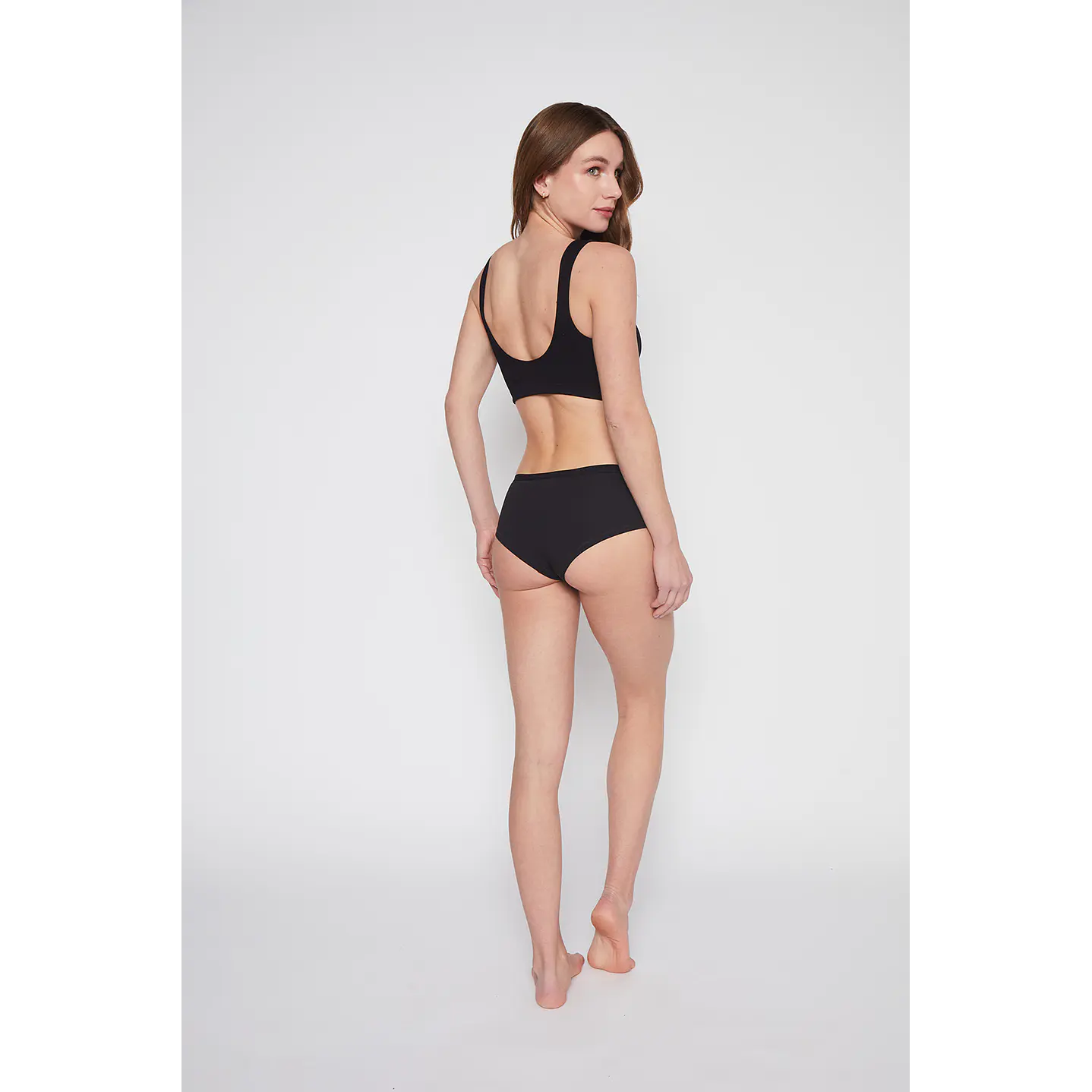 Sosten Mujer Negro Seamless V Family Shop 4