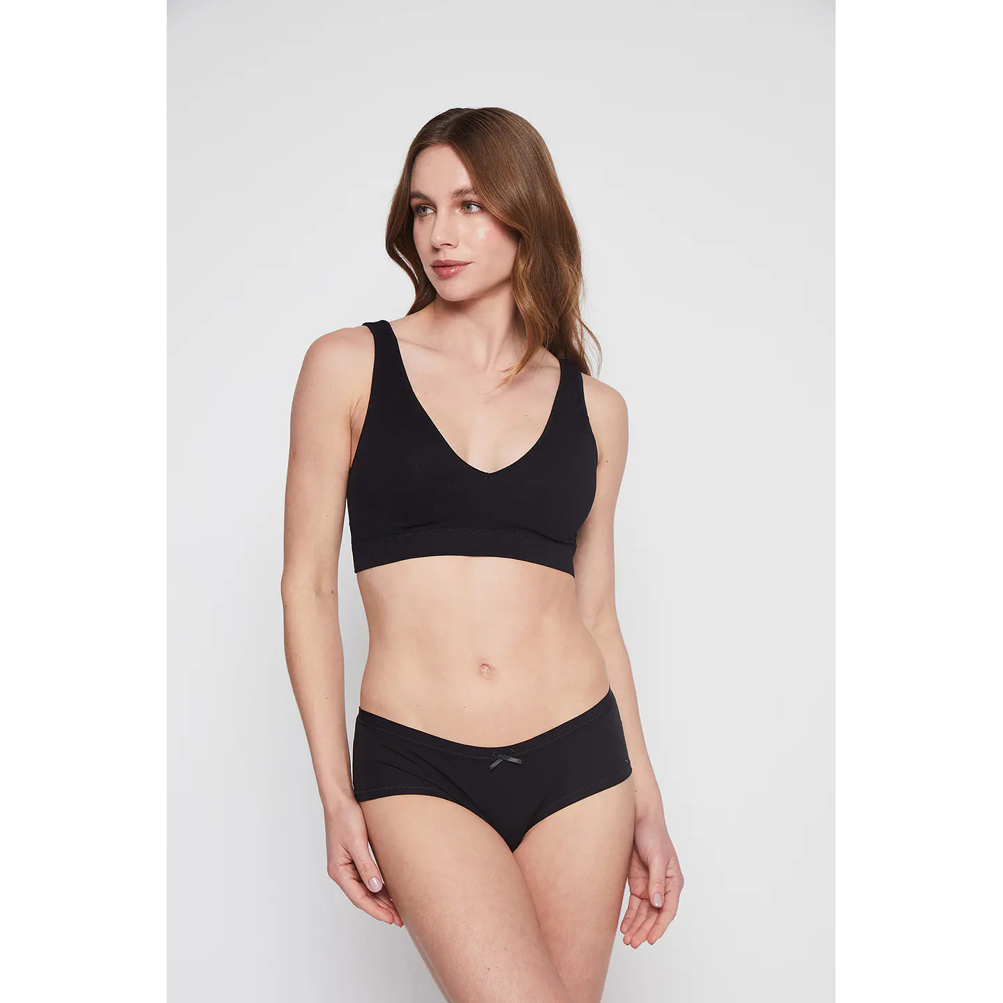 Sosten Mujer Negro Seamless V Family Shop 2