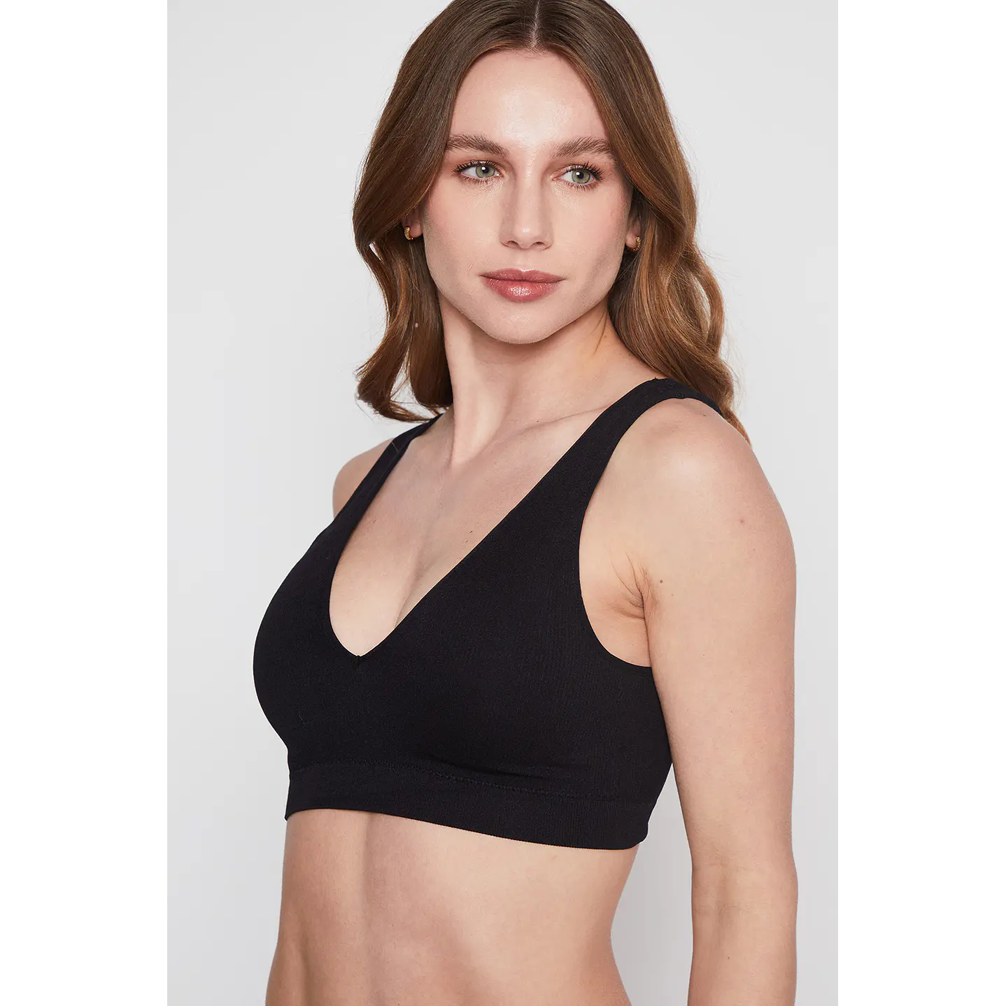 Sosten Mujer Negro Seamless V Family Shop 1