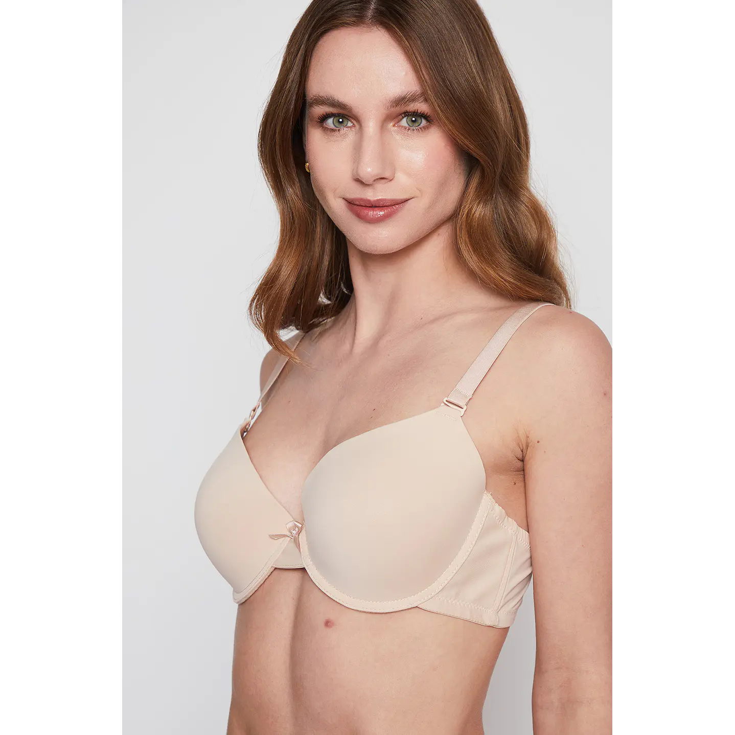 Sostén Bipack Mujer Café Padding Micro Family Shop 1