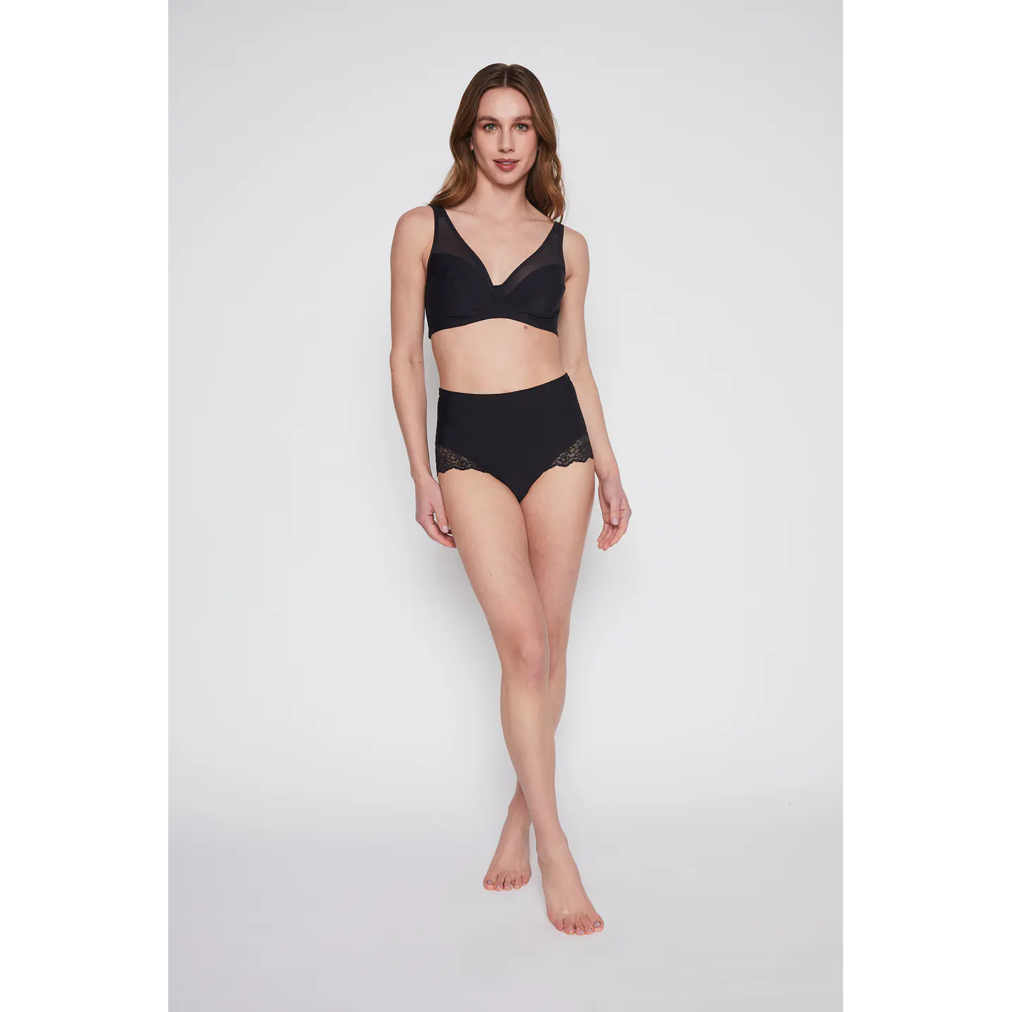 Sosten Mujer Negro Soporte Clasico Family Shop 3