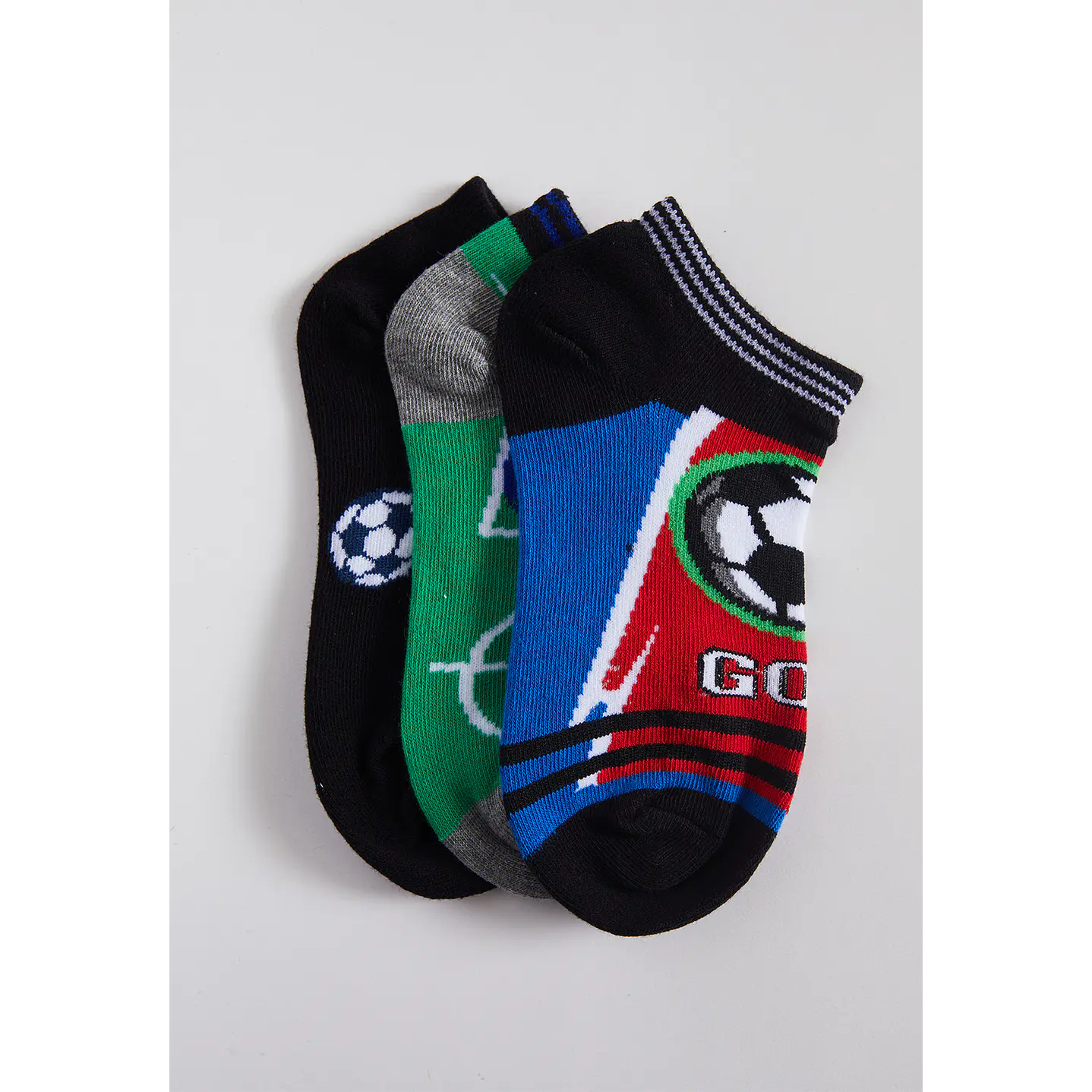 Calcetín 3 Pares Niño Azul Corto Futbol Family Shop 1