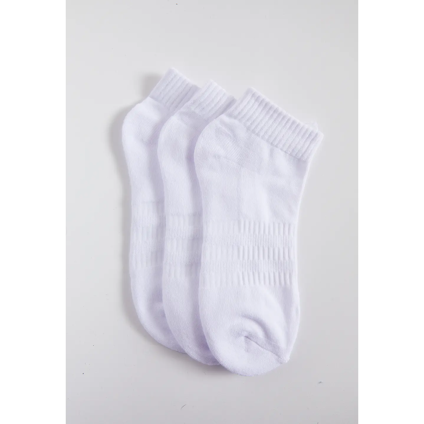 Calcetín 3 Pares Mujer Blanco Mediano Solid Family Shop 1