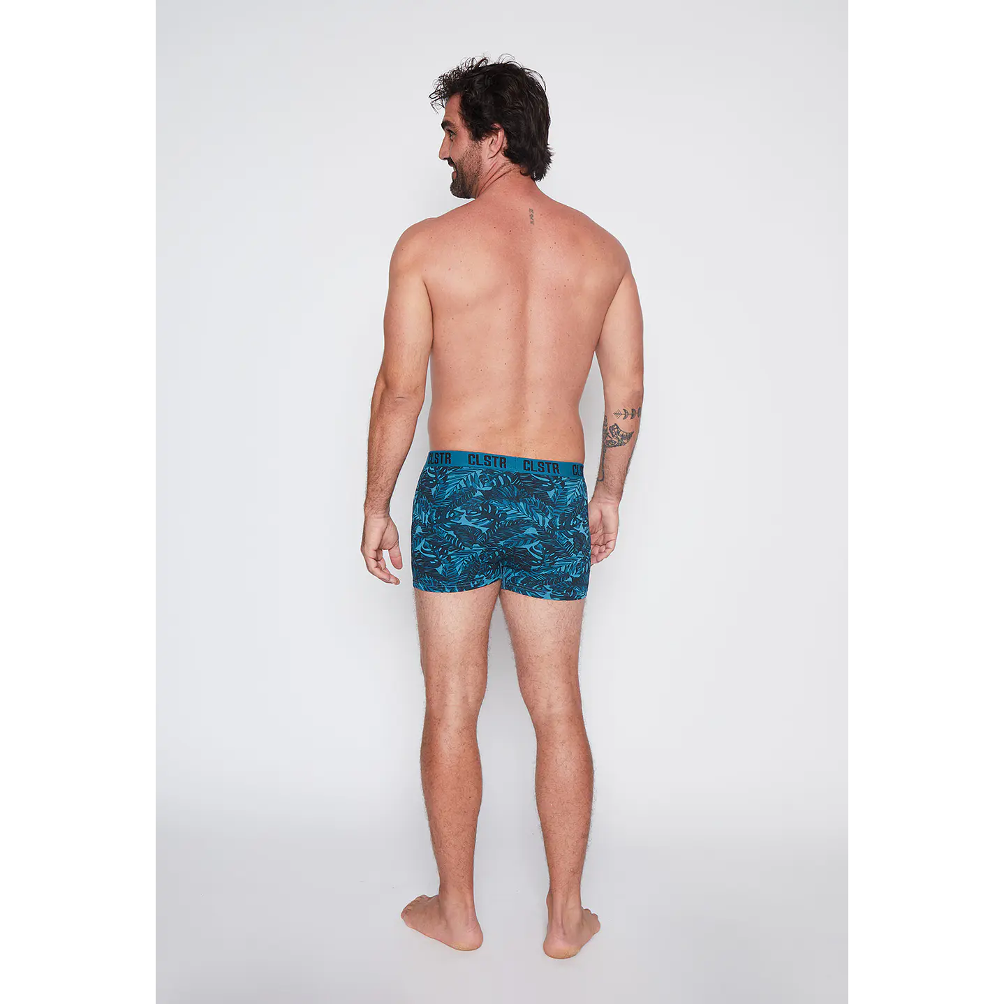 Boxer 2 Pares Hombre Azul Liso Family-Shop 5