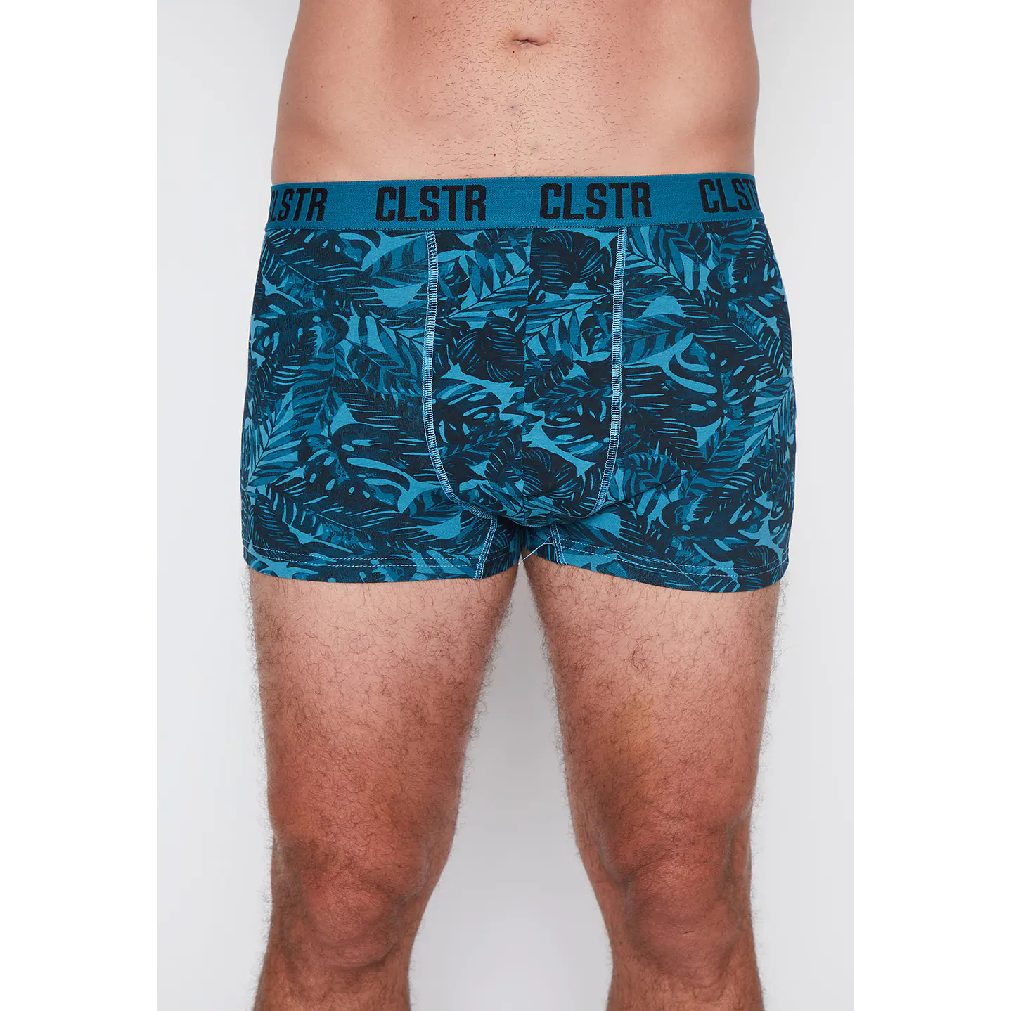 Boxer 2 Pares Hombre Azul Liso Family-Shop 1