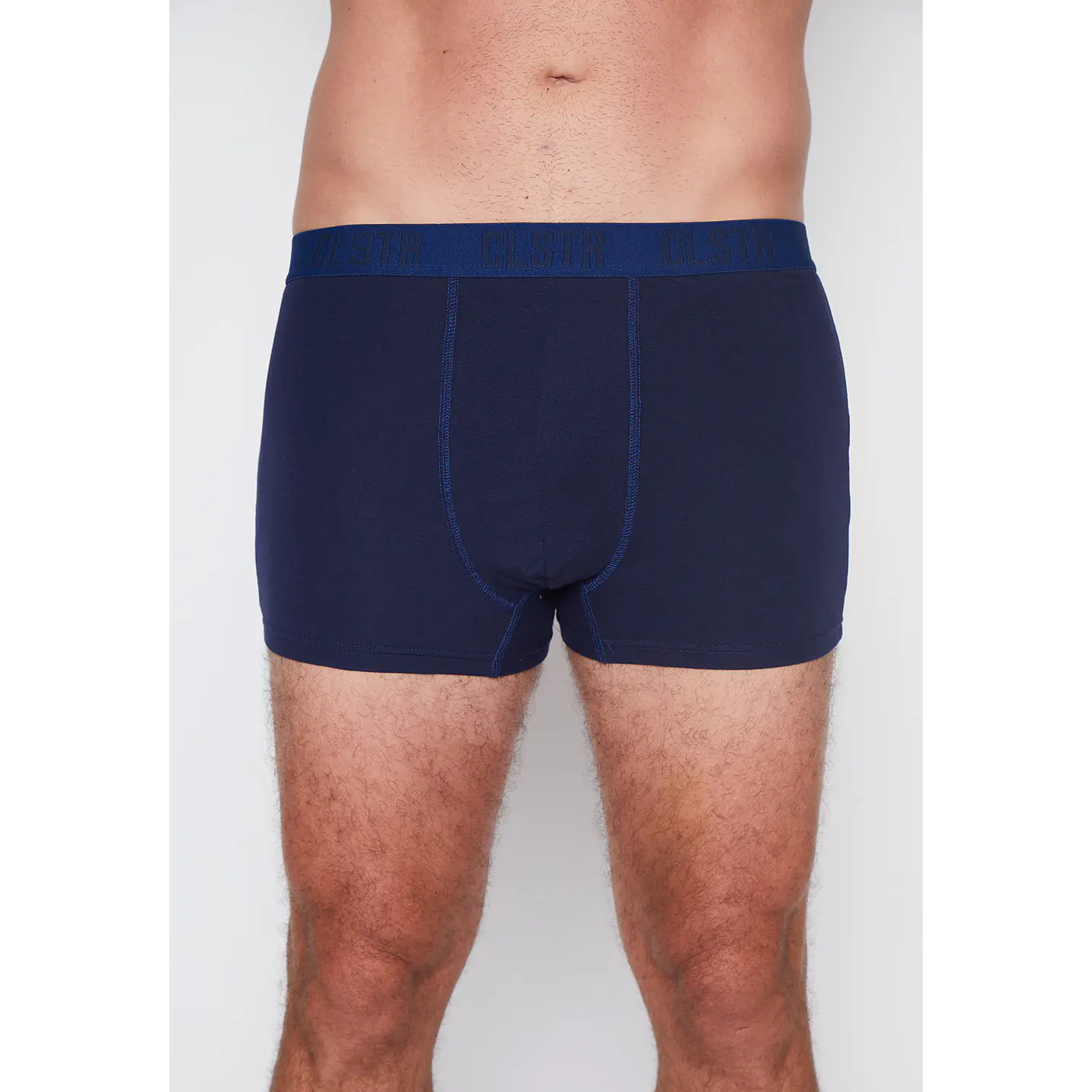 Boxer 2 Pares Hombre Azul  Medio Liso Family Shop 1