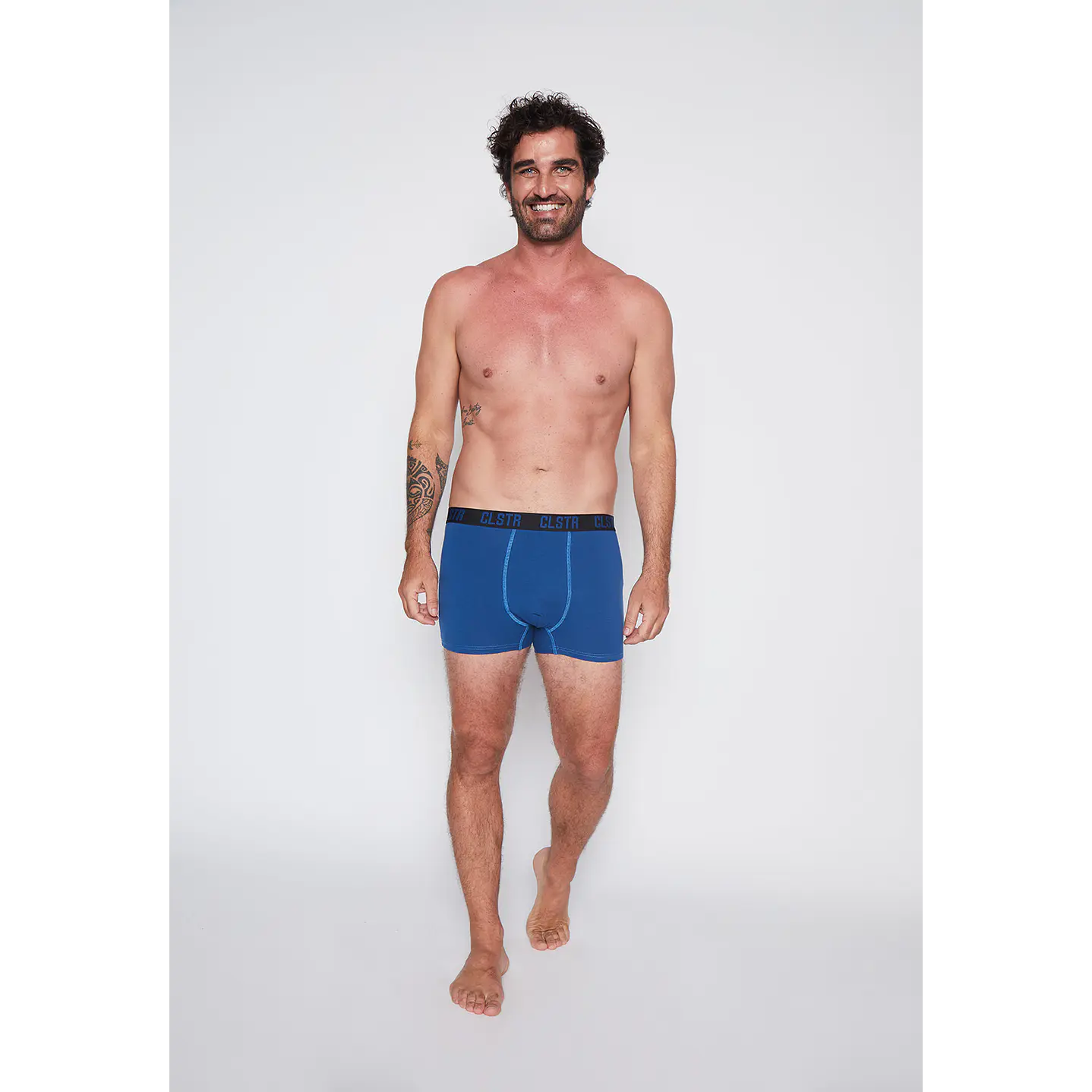 Boxer 2 Pares Hombre Celeste Liso Family Shop 3