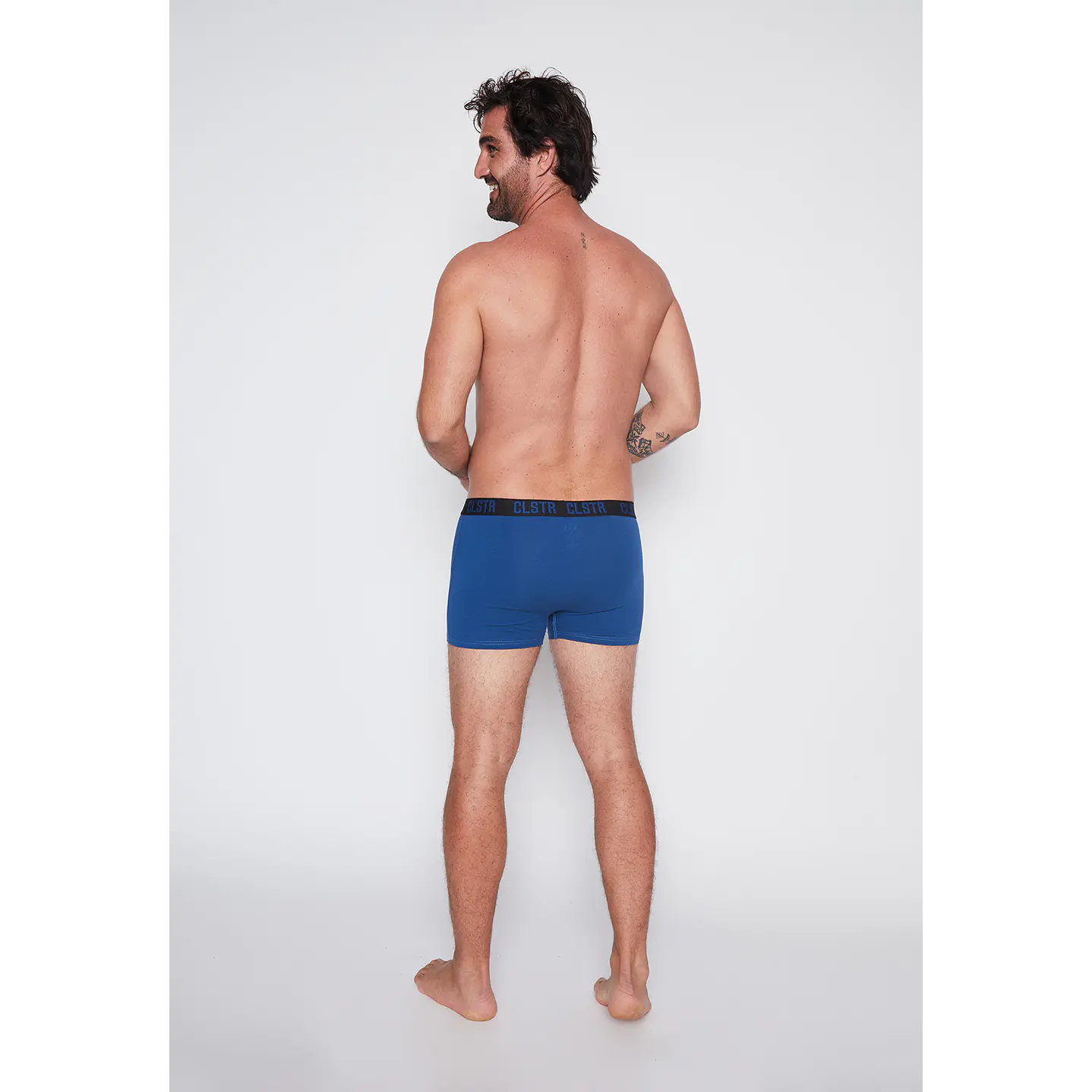 Boxer 2 Pares Hombre Celeste Liso Family Shop 4