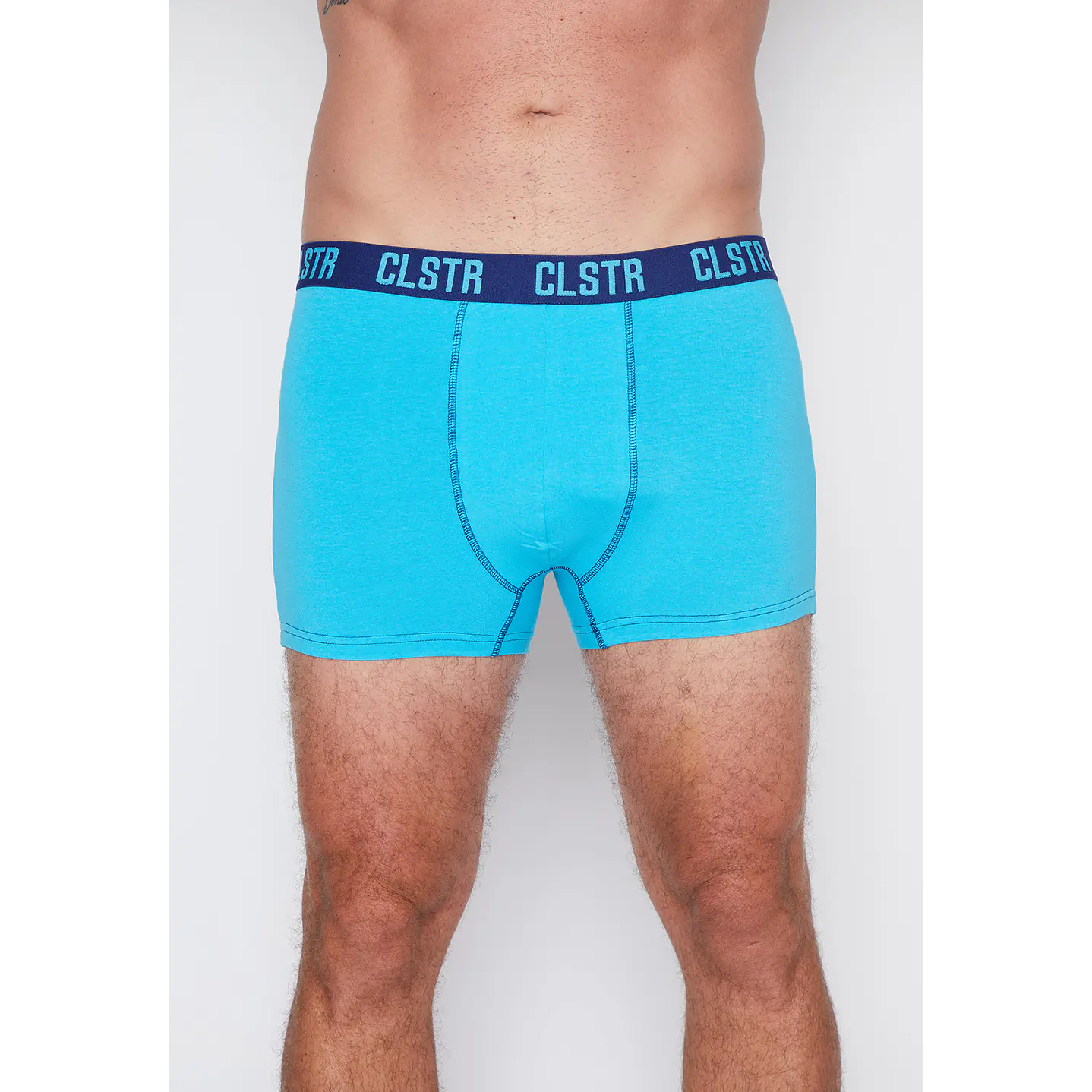 Boxer 2 Pares Hombre Celeste Liso Family Shop 1