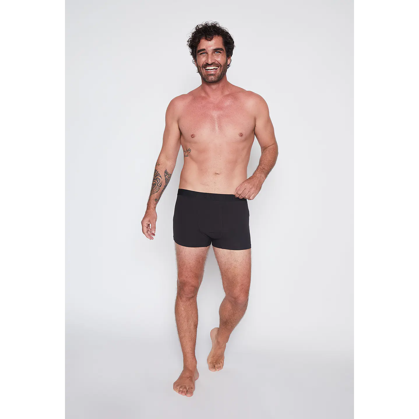 Boxer 2 Pares Hombre Negro Medio Family Shop 3