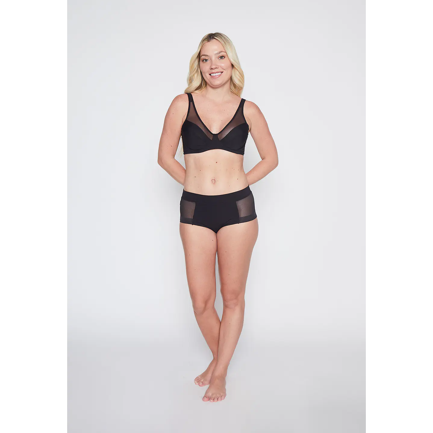 Calzon Mujer Negro Maxi Mesh Family Shop 4