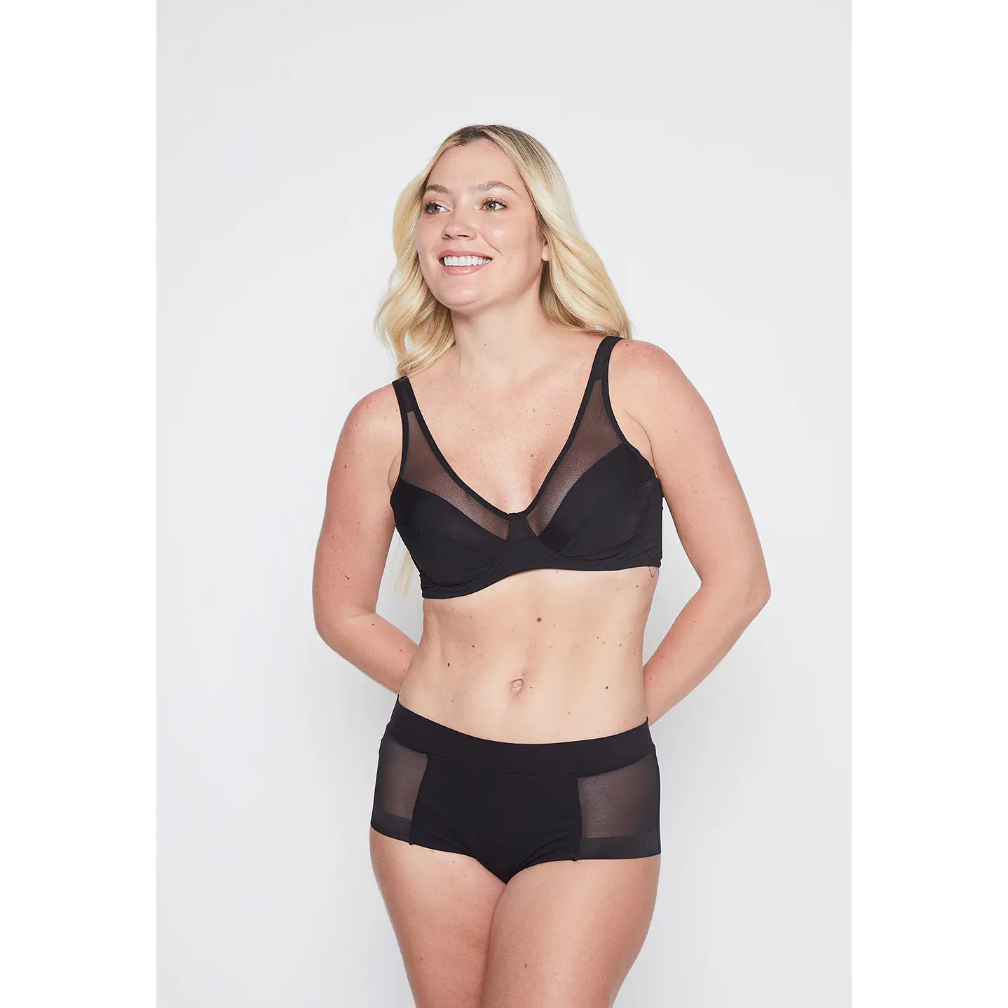 Calzon Mujer Negro Maxi Mesh Family Shop 2