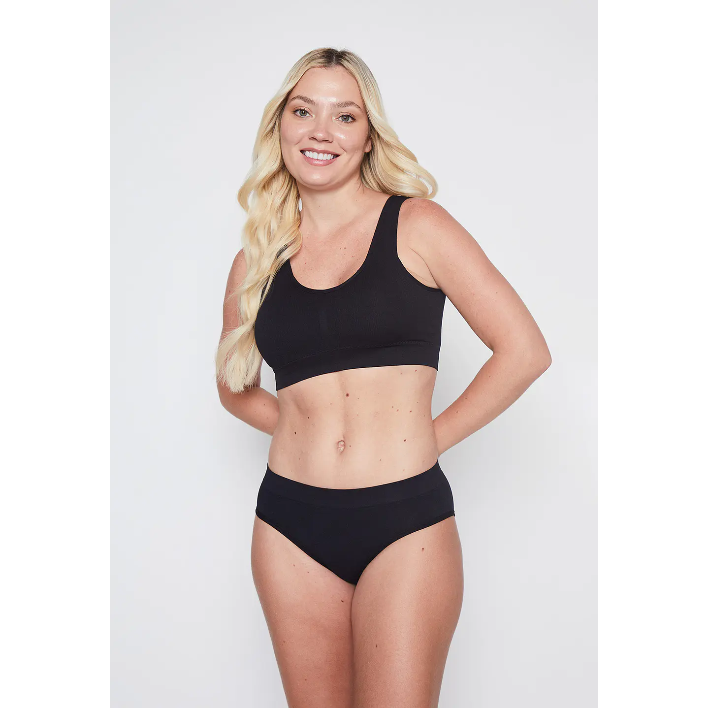Calzon Mujer Negro Pantaleta Liso Family Shop 2