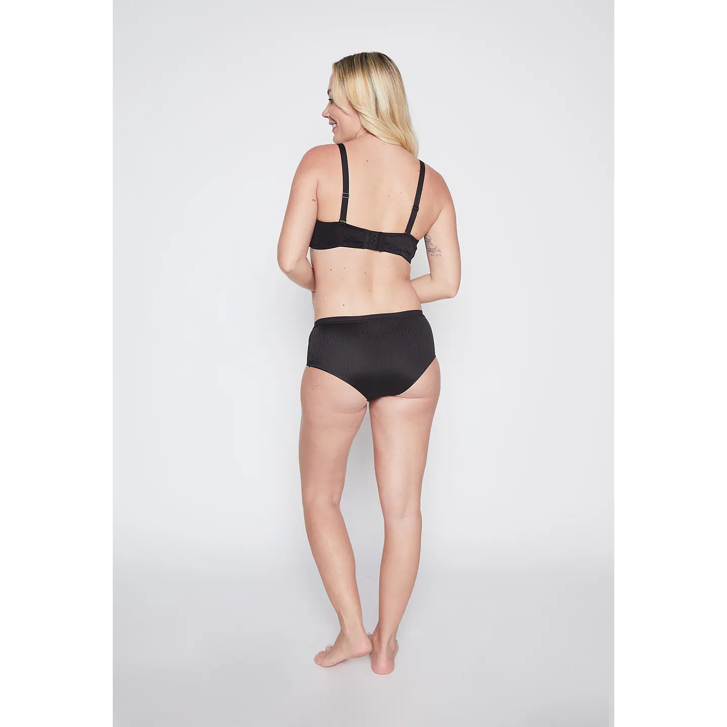 Calzón Bipack Mujer Negro Micro Lisos Family Shop 4