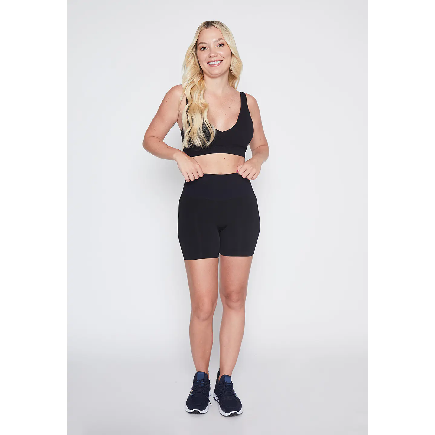 Calza Mujer Negro Seamless Control Family Shop 3