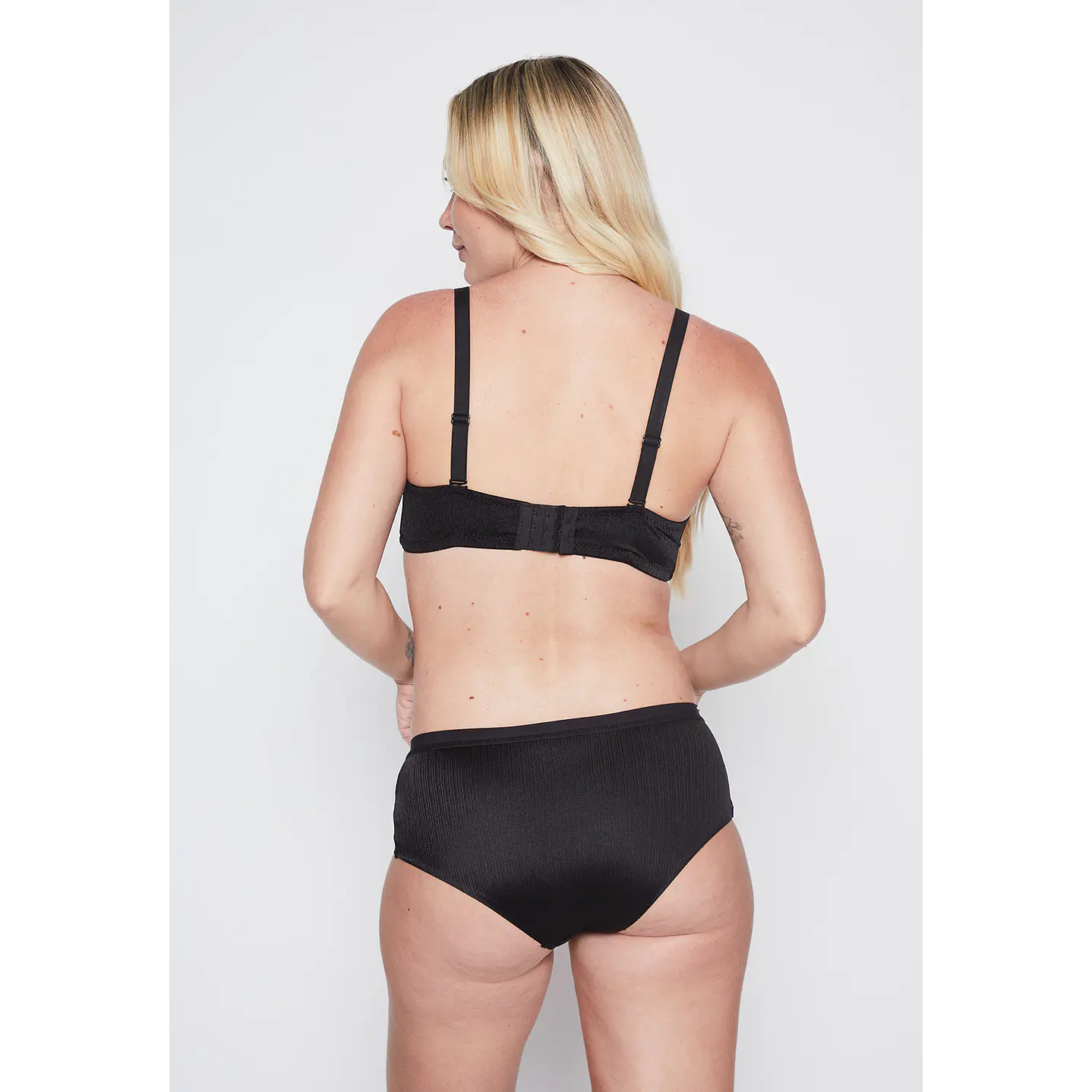 Sostén Bipack Mujer Negro Liso Family Shop 5