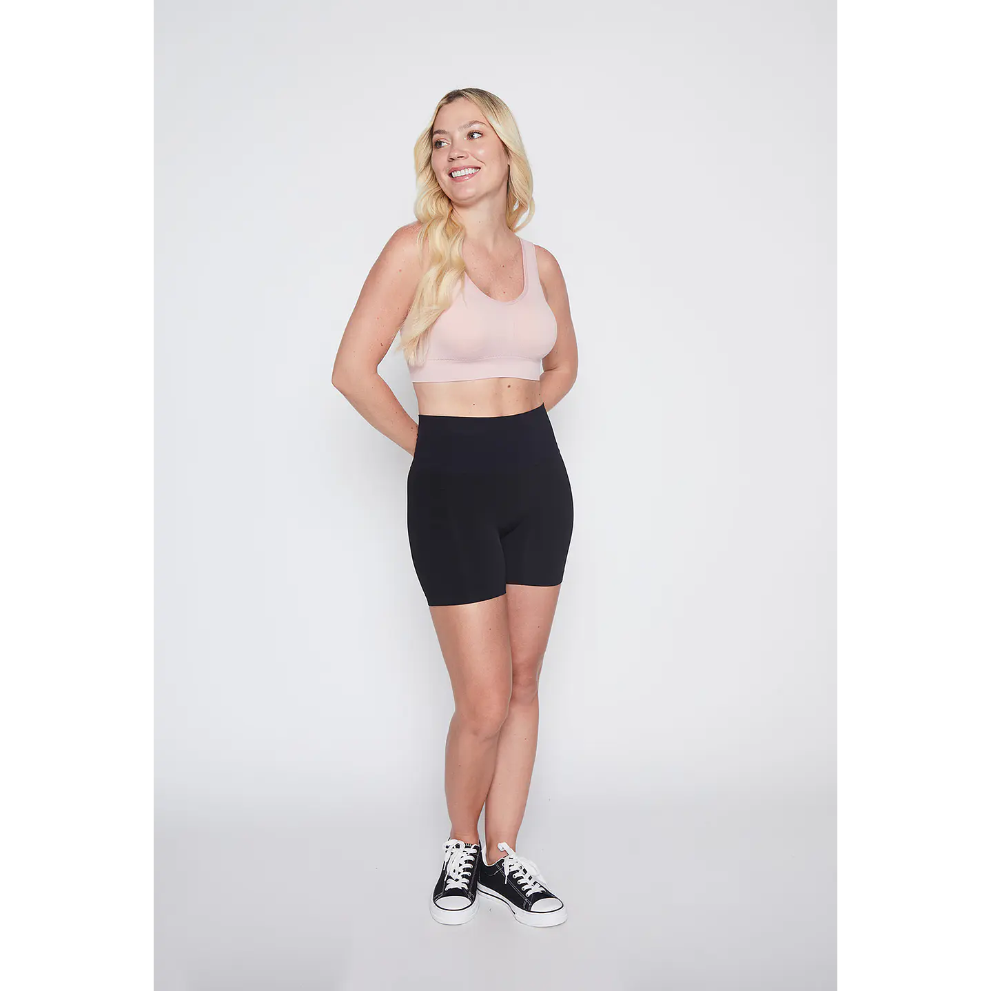 Sosten Mujer Rosado Seamless Rib Family Shop 3