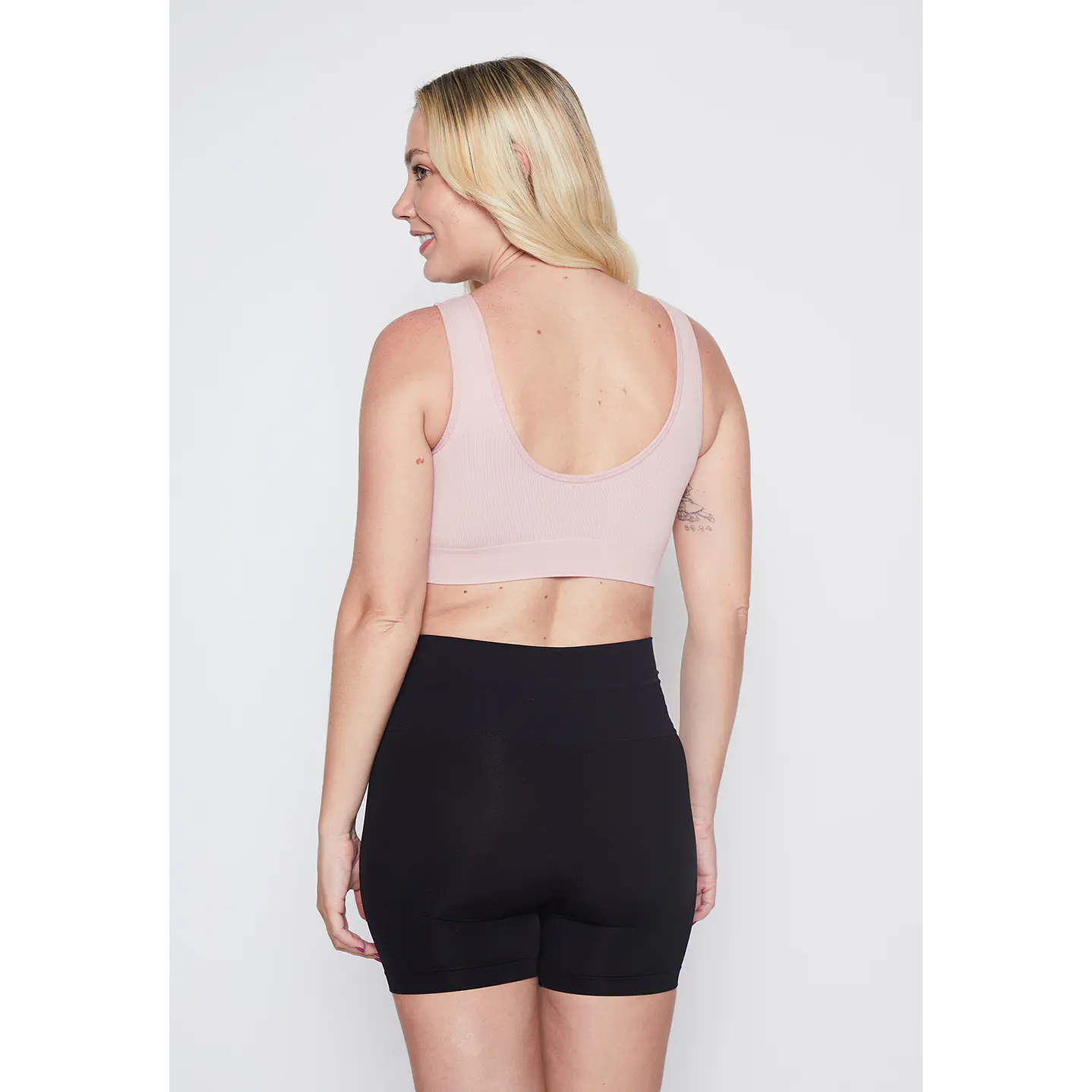 Sosten Mujer Rosado Seamless Rib Family Shop 4