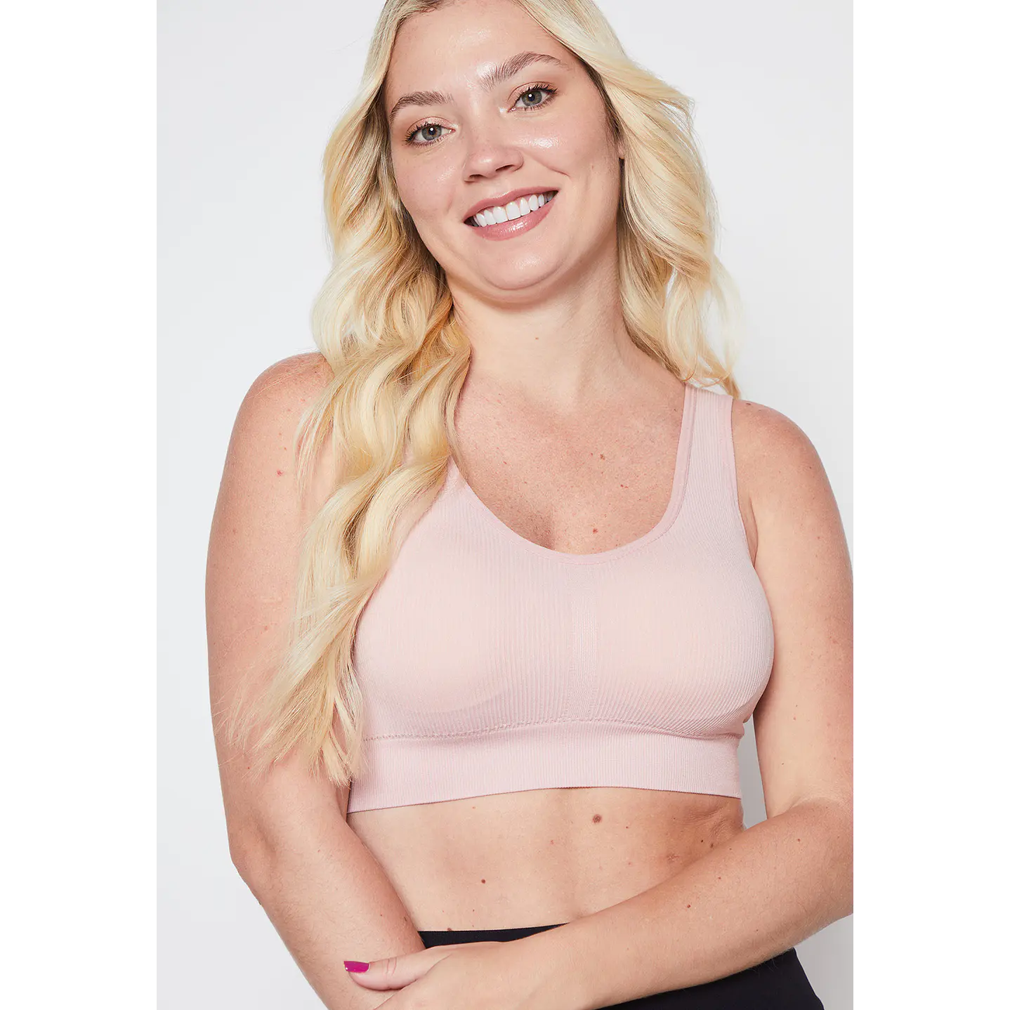 Sosten Mujer Rosado Seamless Rib Family Shop 1