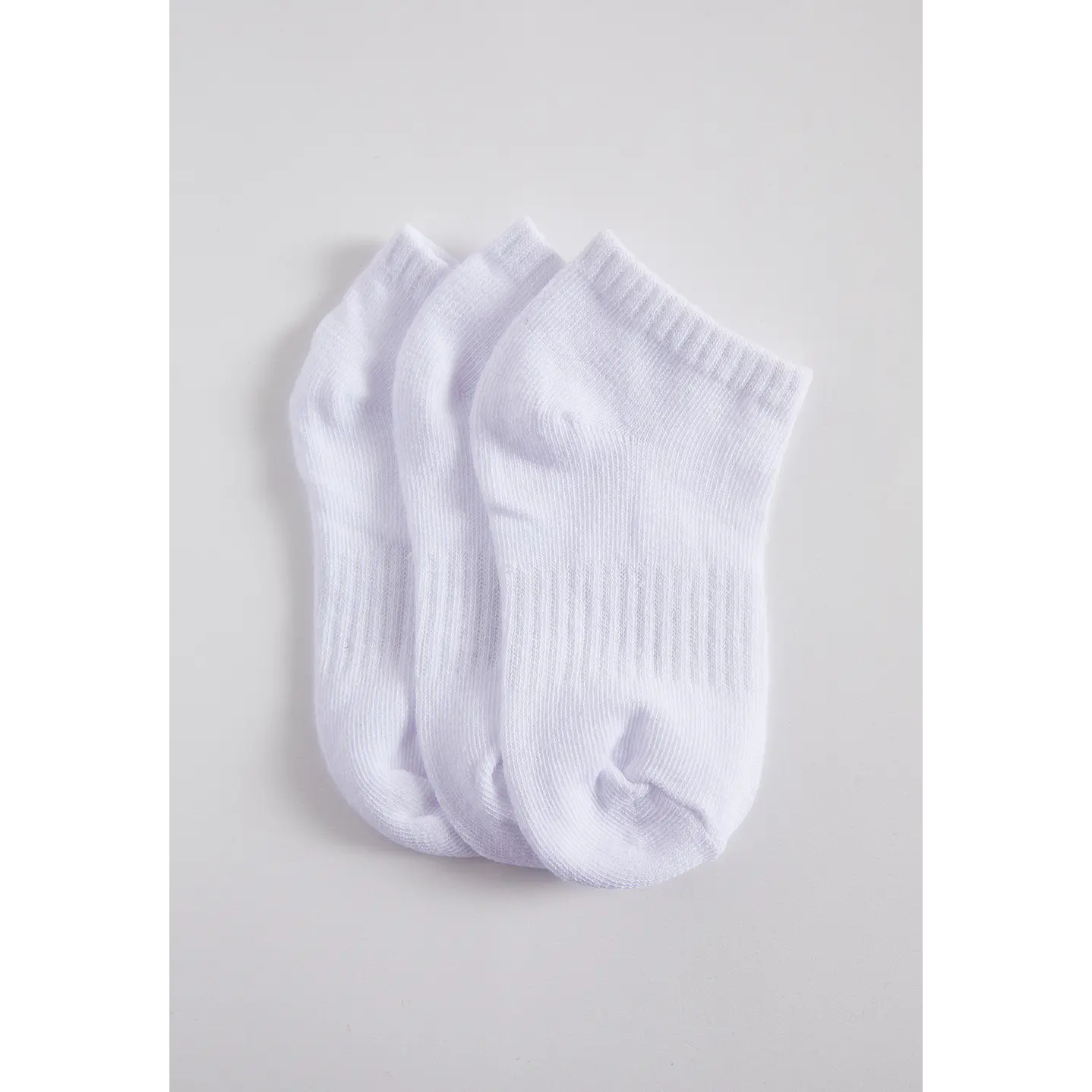 Calcetín 3 Pares Unisex Blanco Corto Family Shop 1