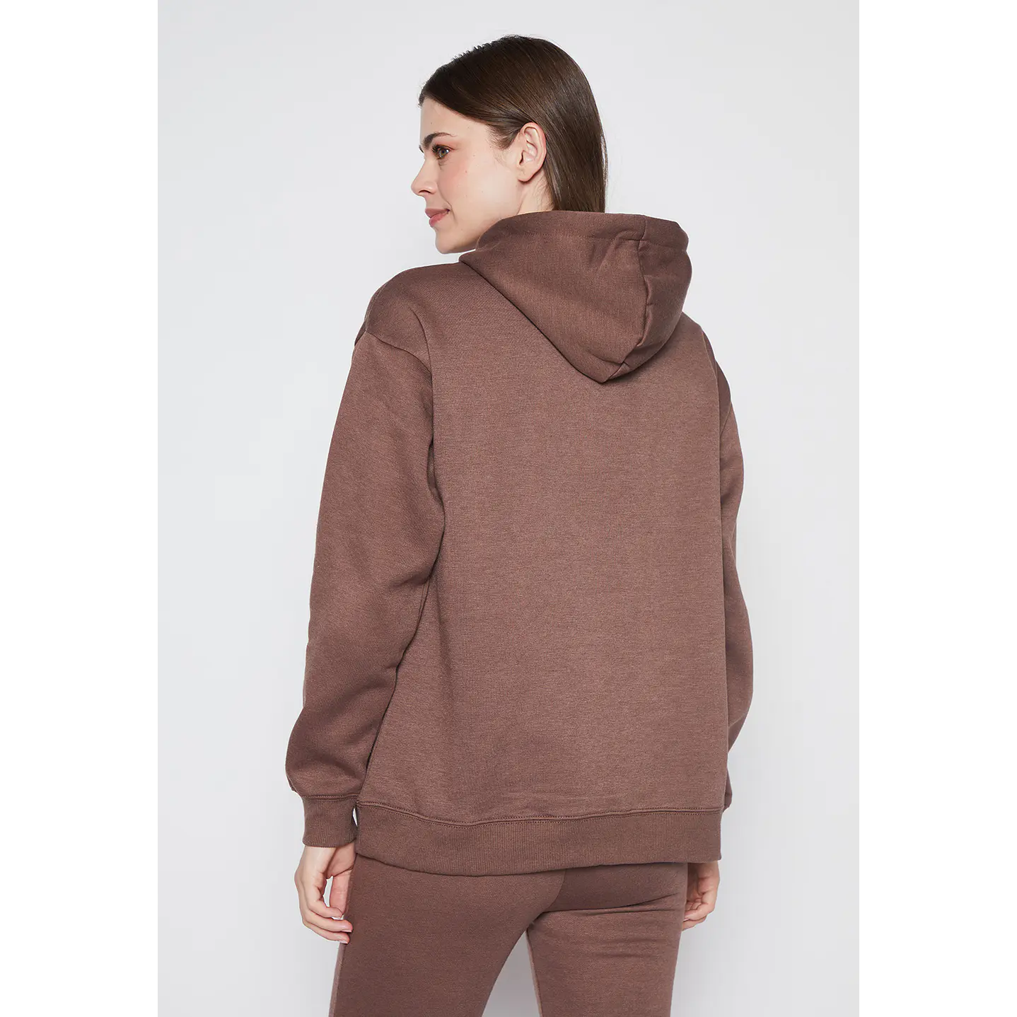 Polerón Mujer Café Hoodie Family Shop 2