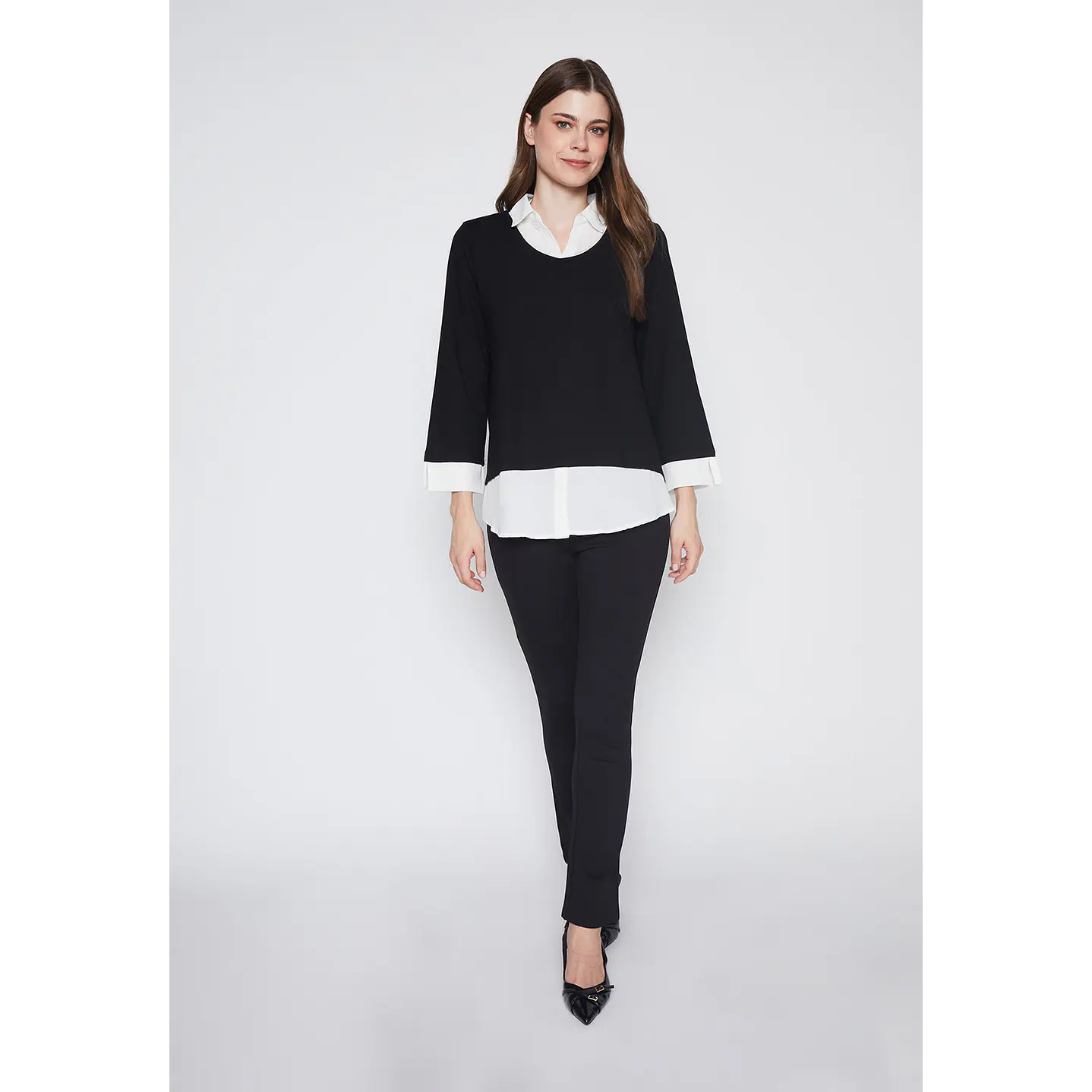 Calza Mujer Negro Flare Marine Family Shop 2