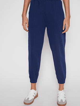 Pantalón Buzo Básico Mujer Azul Familyshop