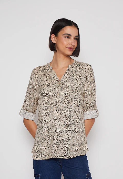 Blusa Pata Mujer Beige Familyshop