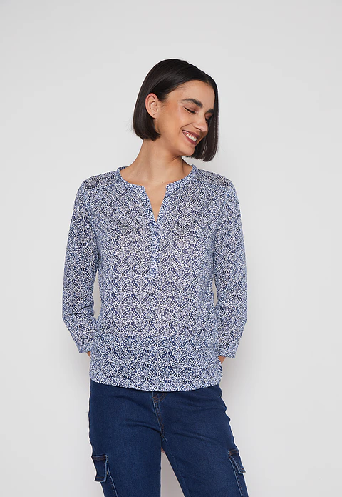 Blusa Chic Mujer Azul Familyshop