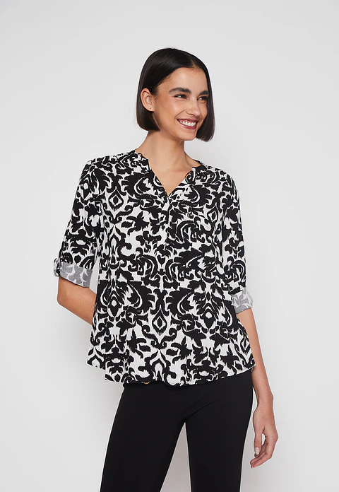 Blusa Pata Mujer Negro Familyshop