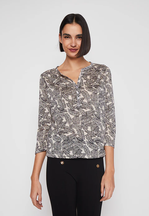 Blusa Chic Mujer Negro Familyshop