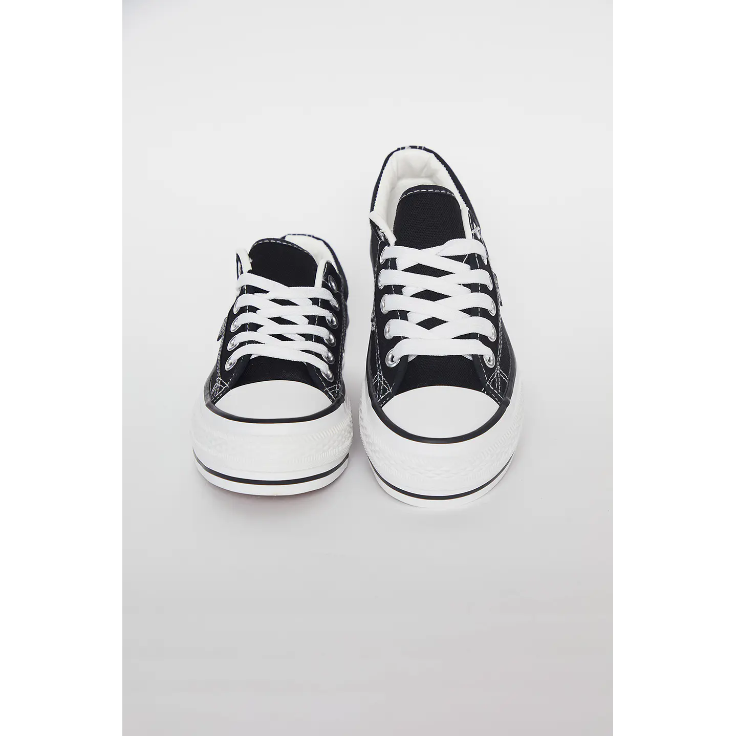 Zapatilla Lona Mujer Negro Familyshop 2