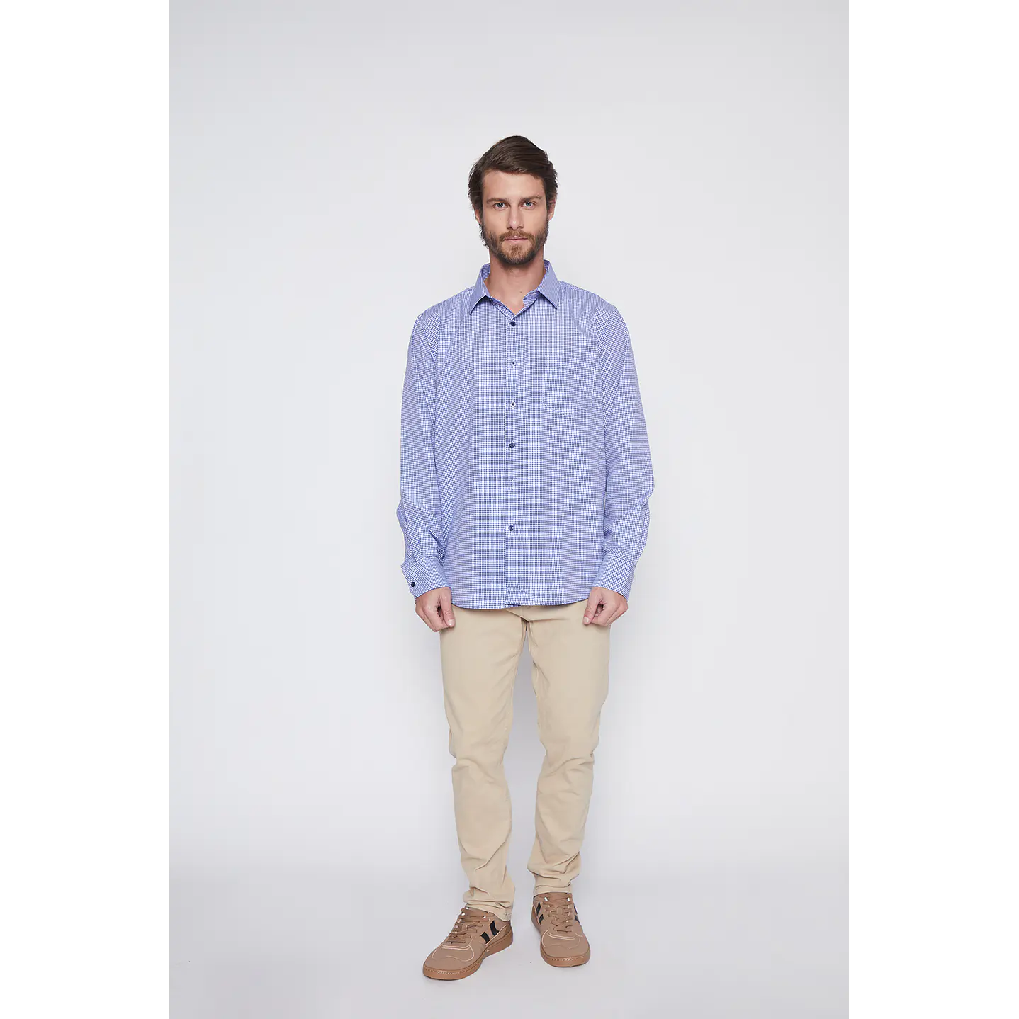Pantalón Hombre Regular Fit Beige Familyshop 2