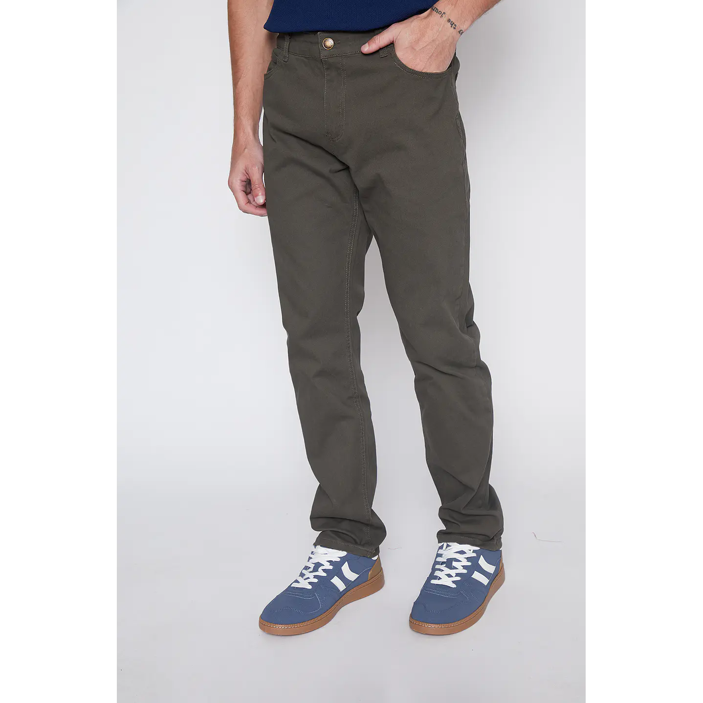 Pantalón Hombre Regular Fit Verde Familyshop 1