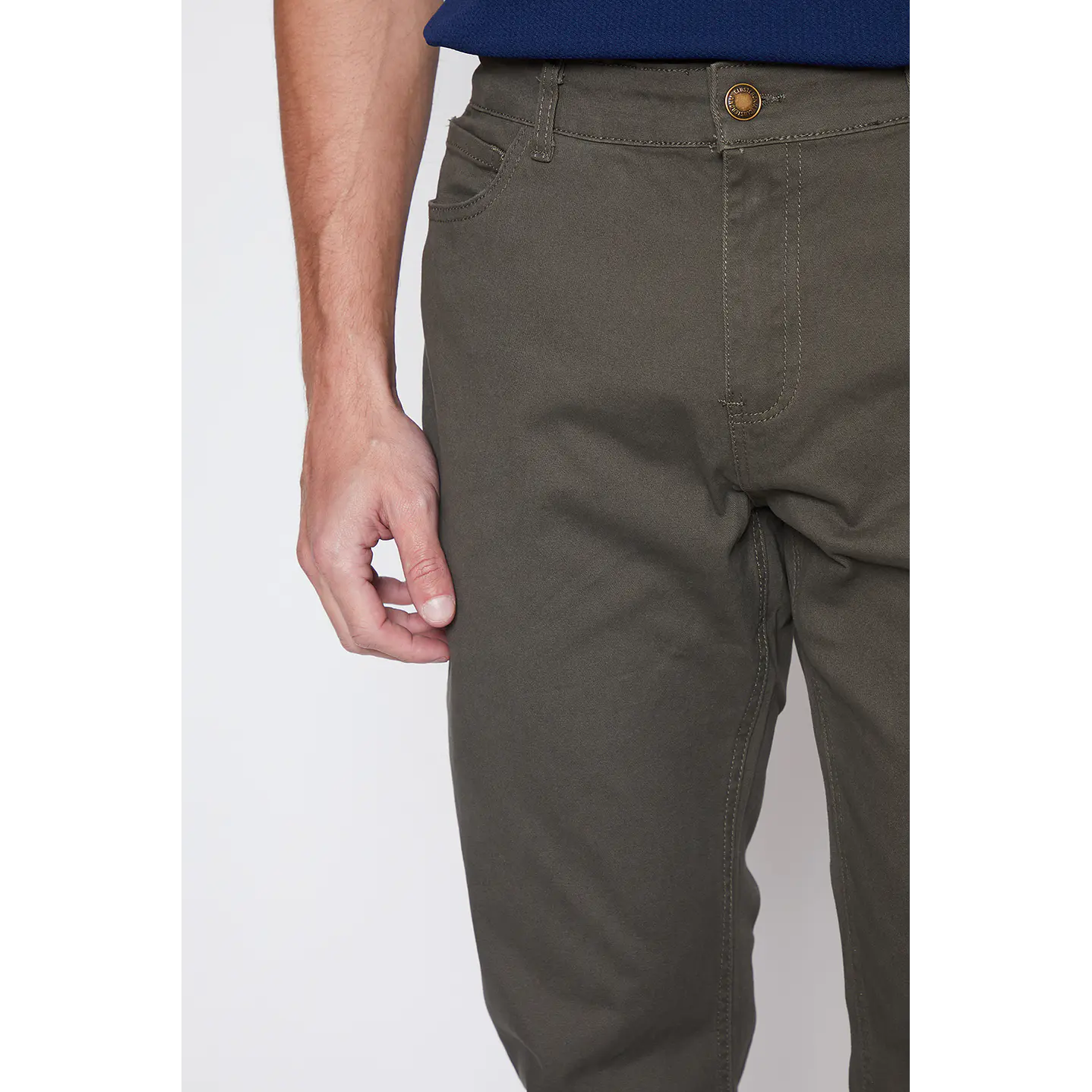 Pantalón Hombre Regular Fit Verde Familyshop 3