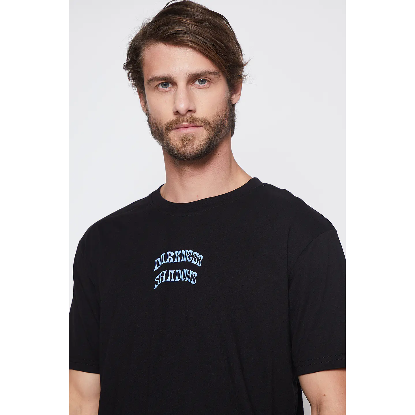 Polera Hombre Basic Darkness Negro Familyshop 3