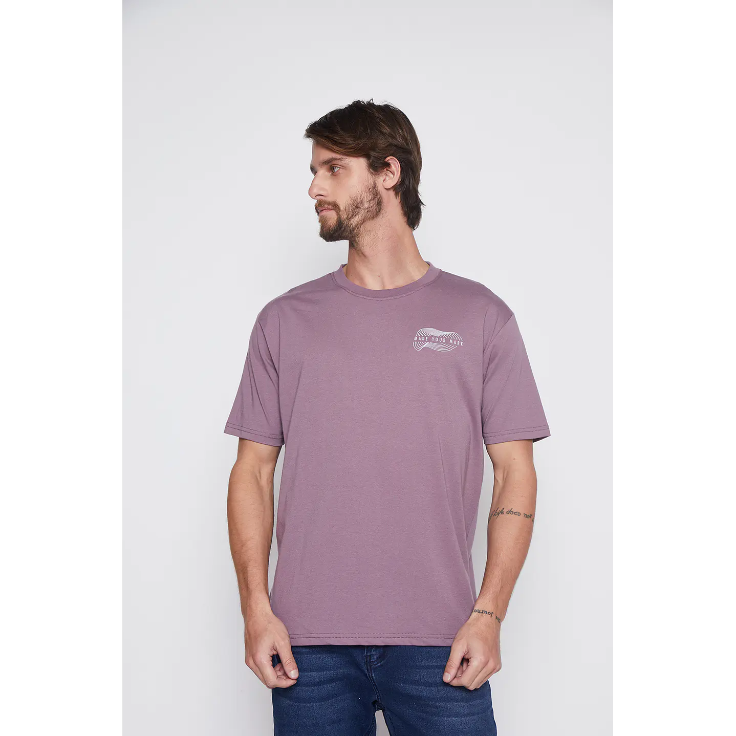 Polera Hombre Basic Rosado Familyshop 1