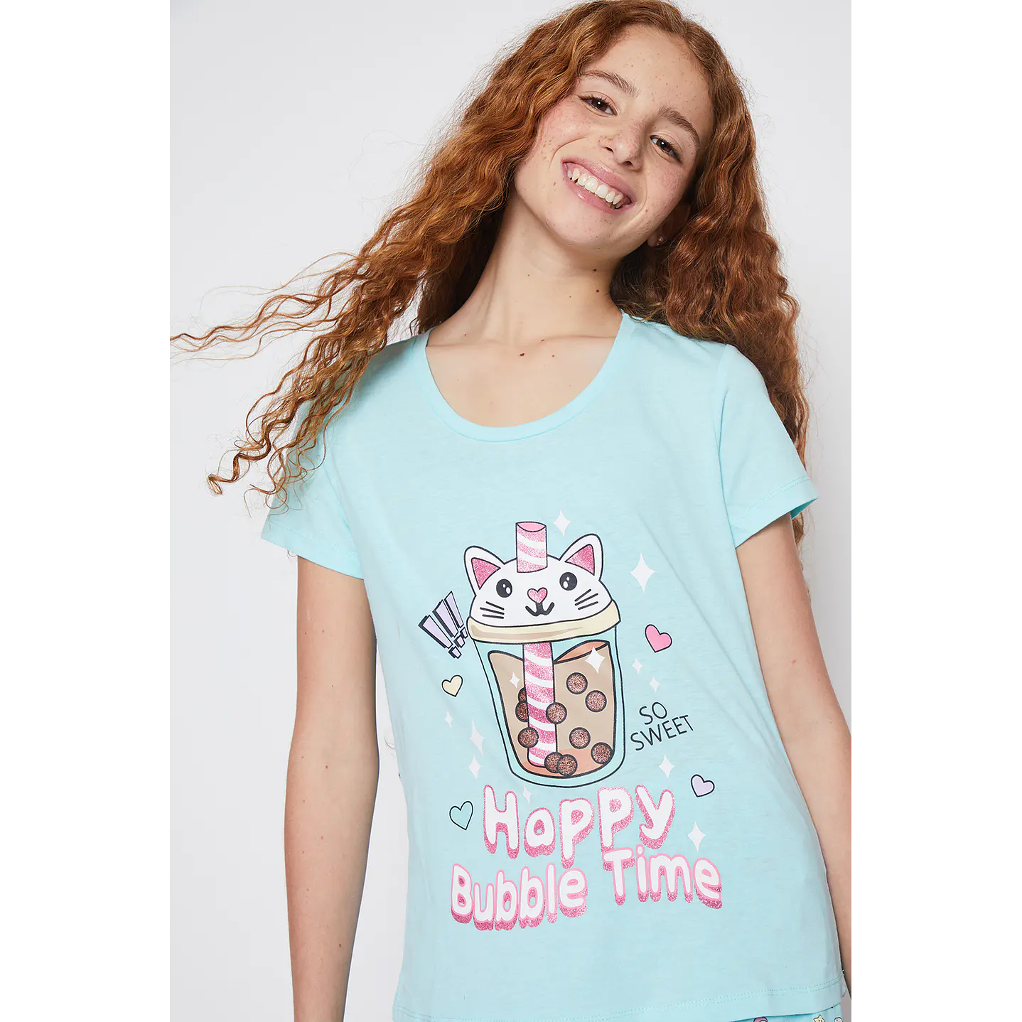 Pijama Lola Corto Anime Celeste Familyshop 4