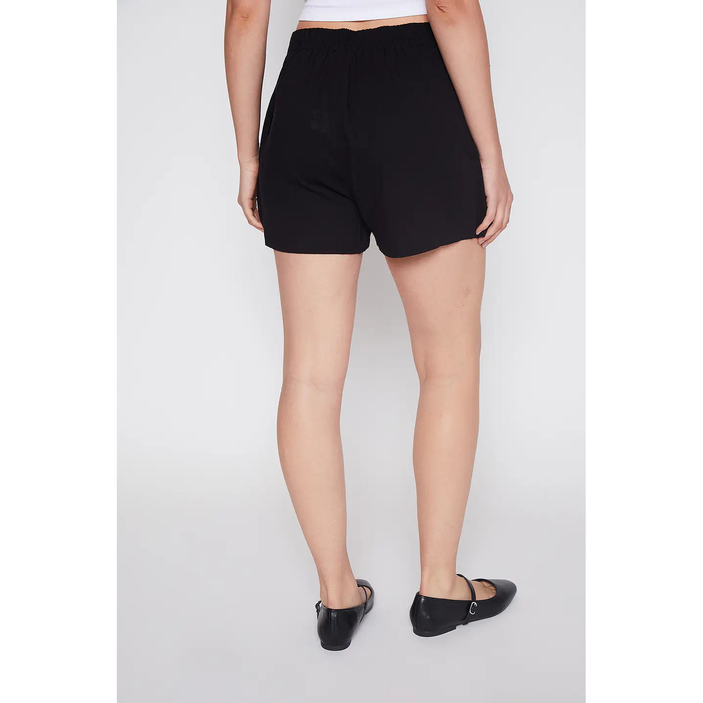 Faldas Mujer Skort Liso Negro Familyshop 3