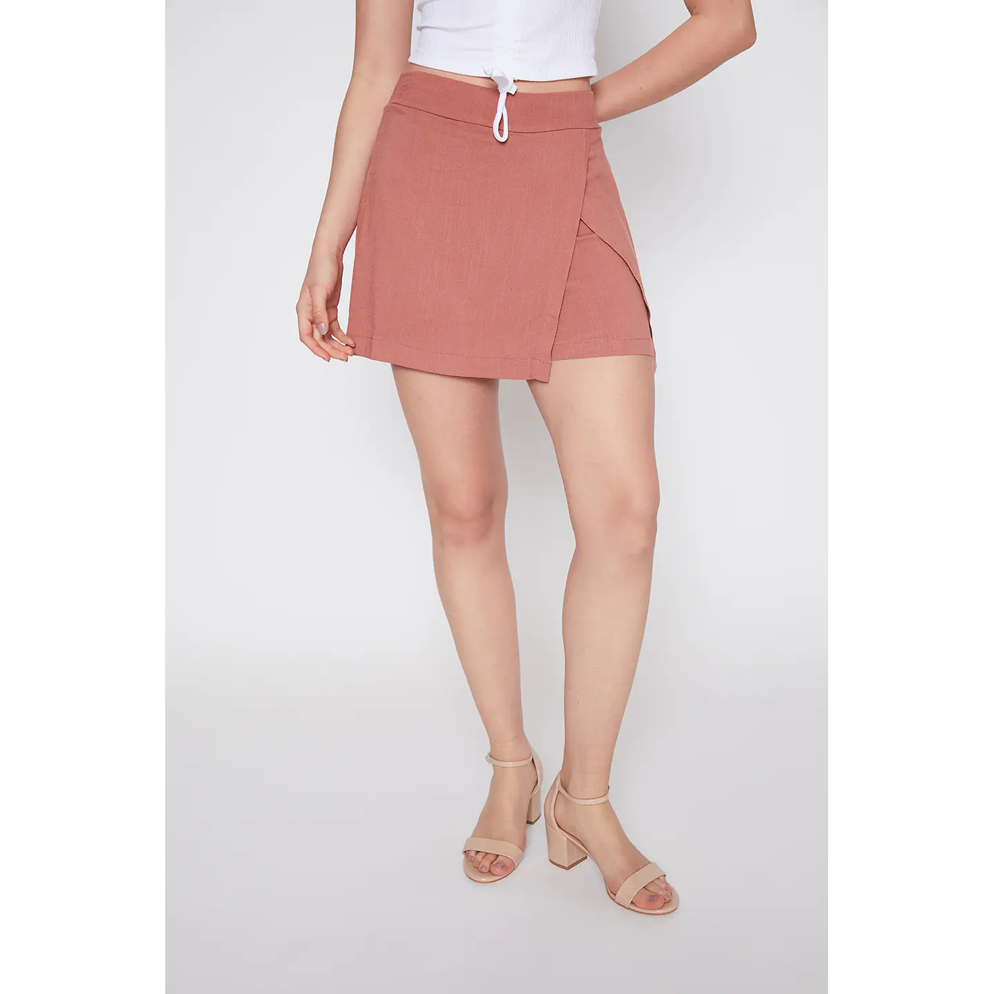 Faldas Mujer Corto Ladrillo Familyshop 1