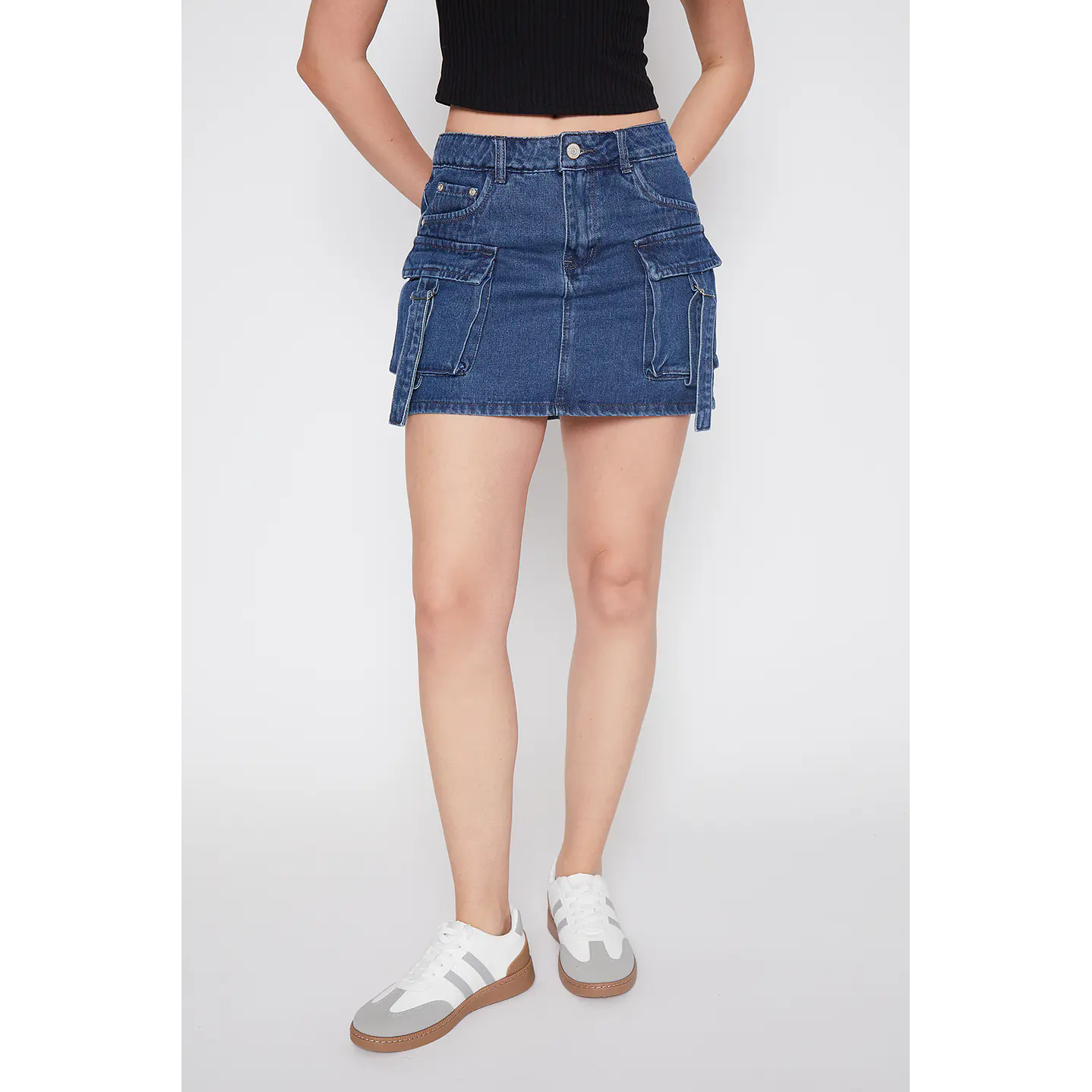 Faldas Mujer Skort Azul Familyshop 1