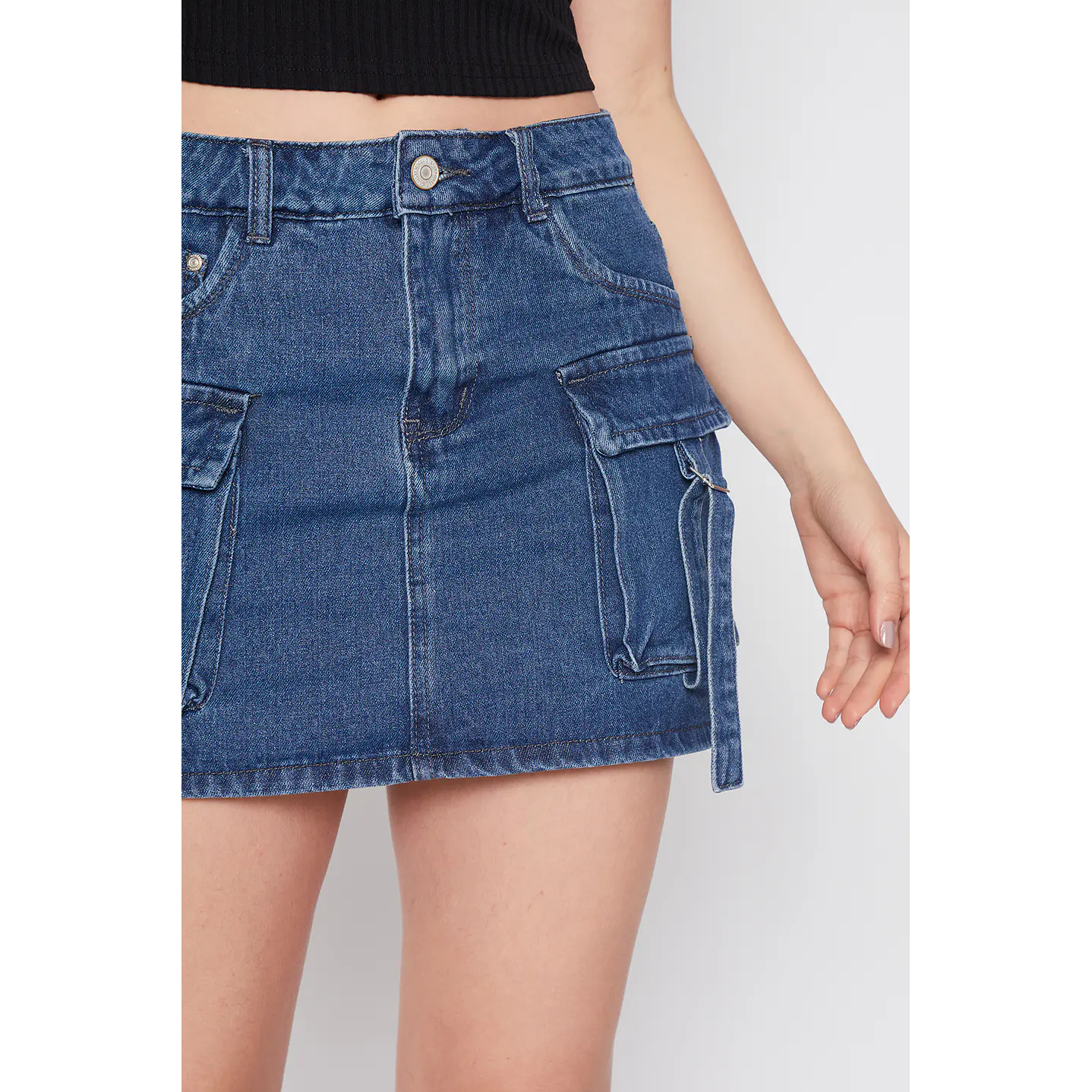 Faldas Mujer Skort Azul Familyshop 4