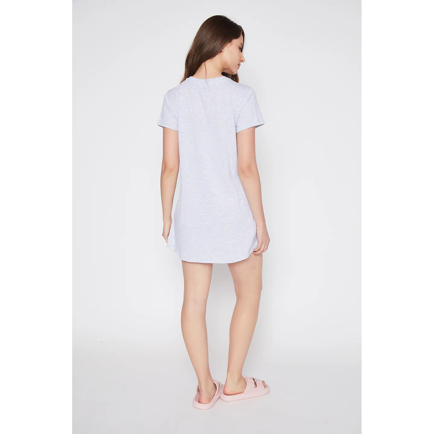 Pijama Corto Self Care Mujer Gris Familyshop 3