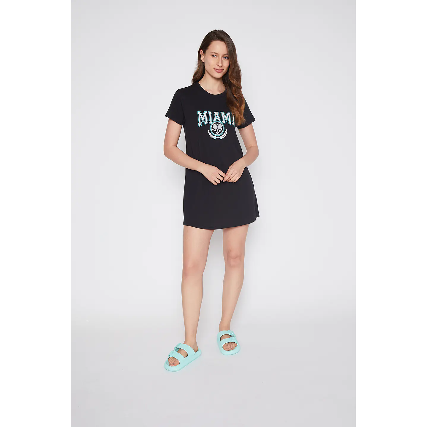 Pijama Corto Miami Mujer Rosado Familyshop 1
