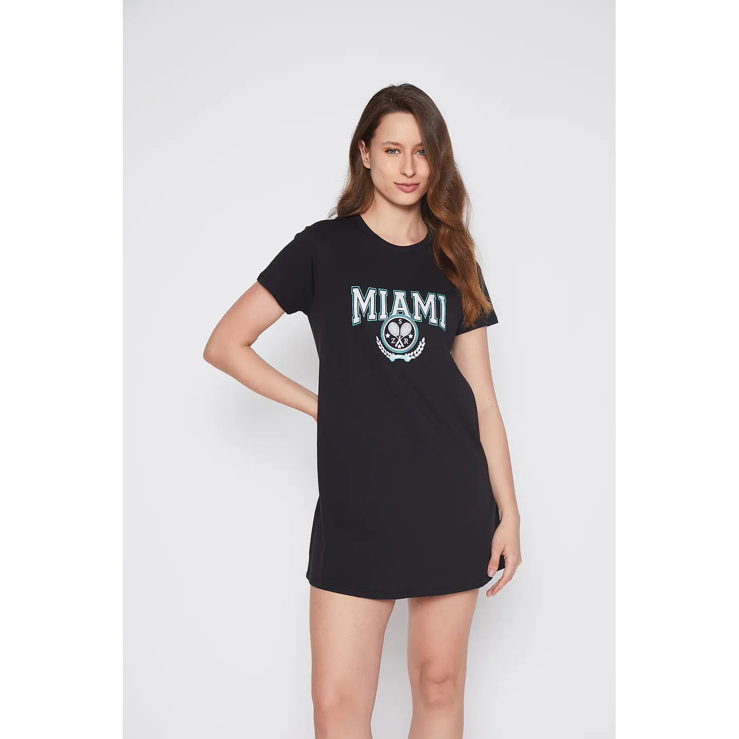 Pijama Corto Miami Mujer Rosado Familyshop 2
