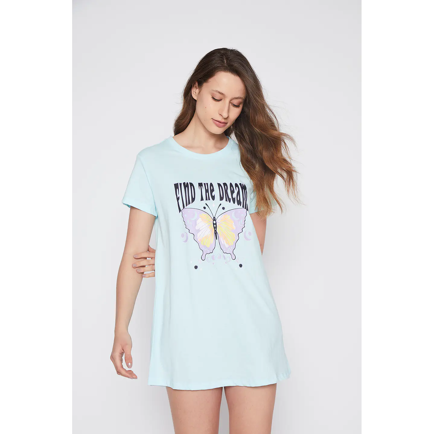 Pijama Corto Dream Mujer Celeste Familyshop 2
