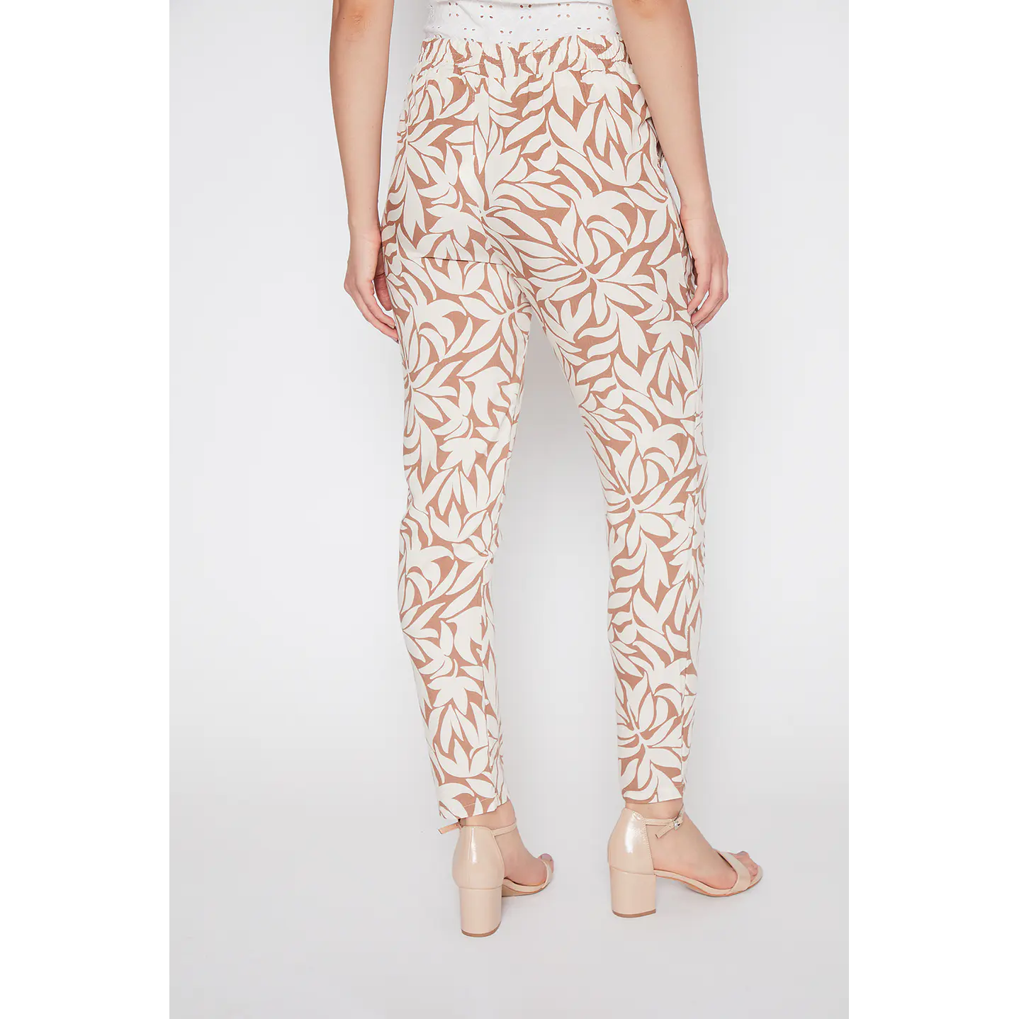 Pantalón Mujer Con Puños Crudo Familyshop 4