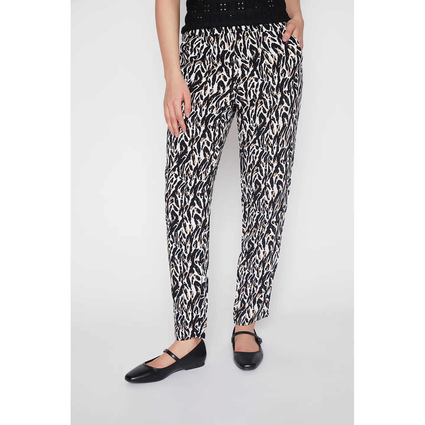Pantalón Mujer Bomb Print Negro Familyshop 1